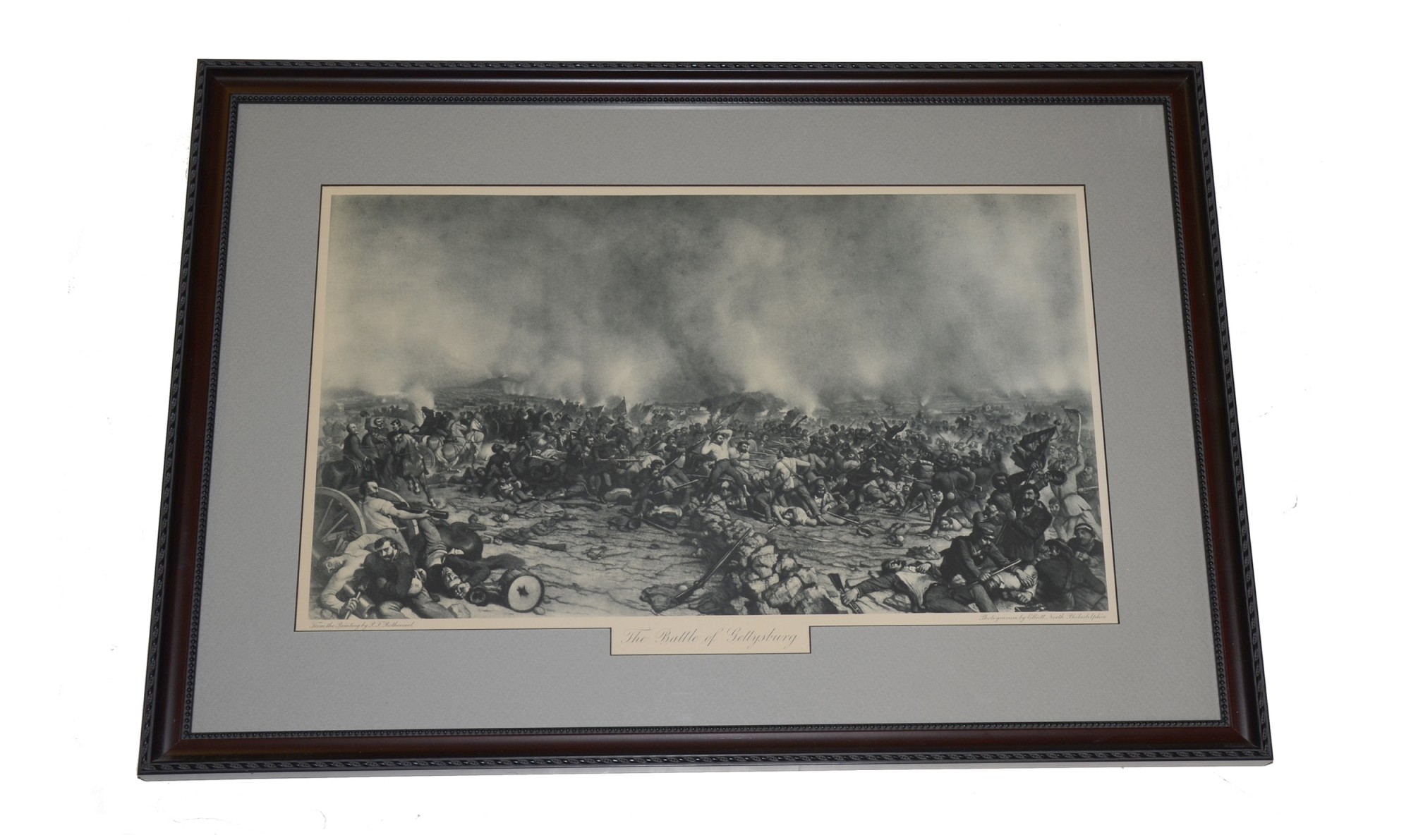 “THE BATTLE OF GETTYSBURG” BY P.F ROTHERMEL