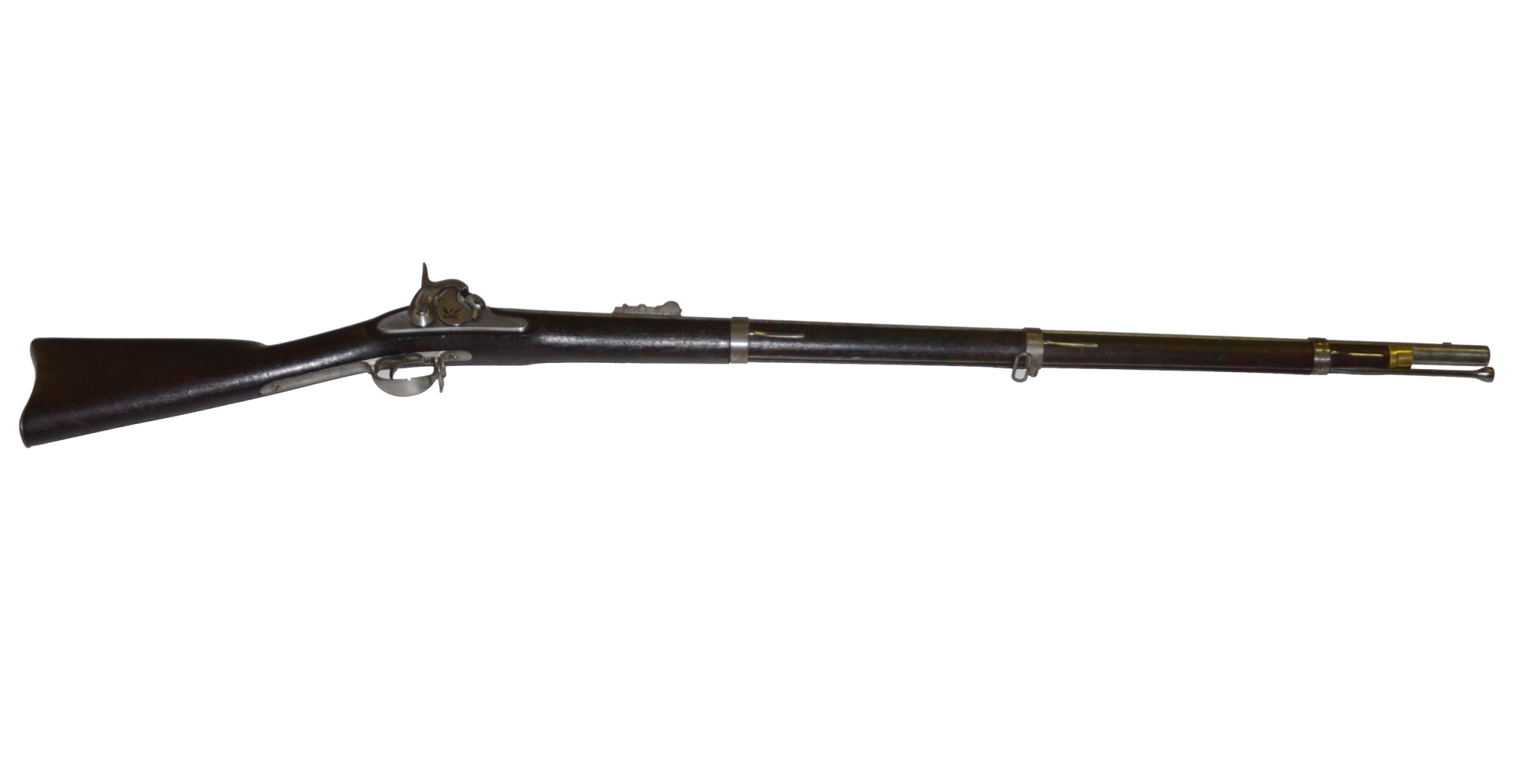SPRINGFIELD CADET M1855 PERCUSSION RIFLE-MUSKET, DATED 1858 