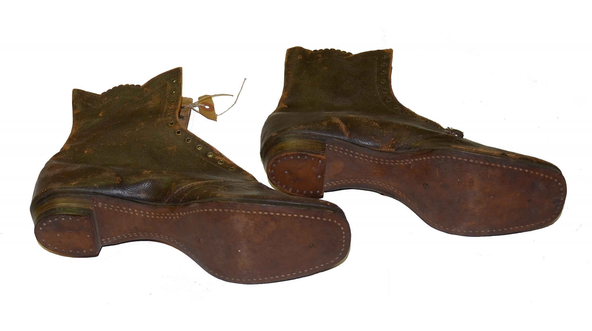 WOMEN’S HIGH TOP LEATHER BOOTS, CIRCA 1860’S — Horse Soldier