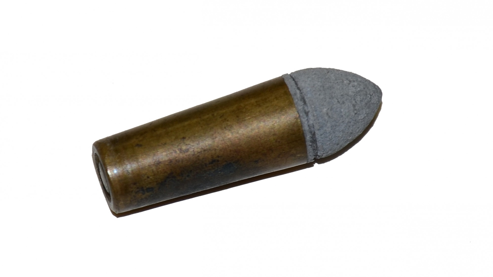 EXCELLENT, ORIGINAL THUER’S PATENT .36 CAL. BRASS CARTRIDGE