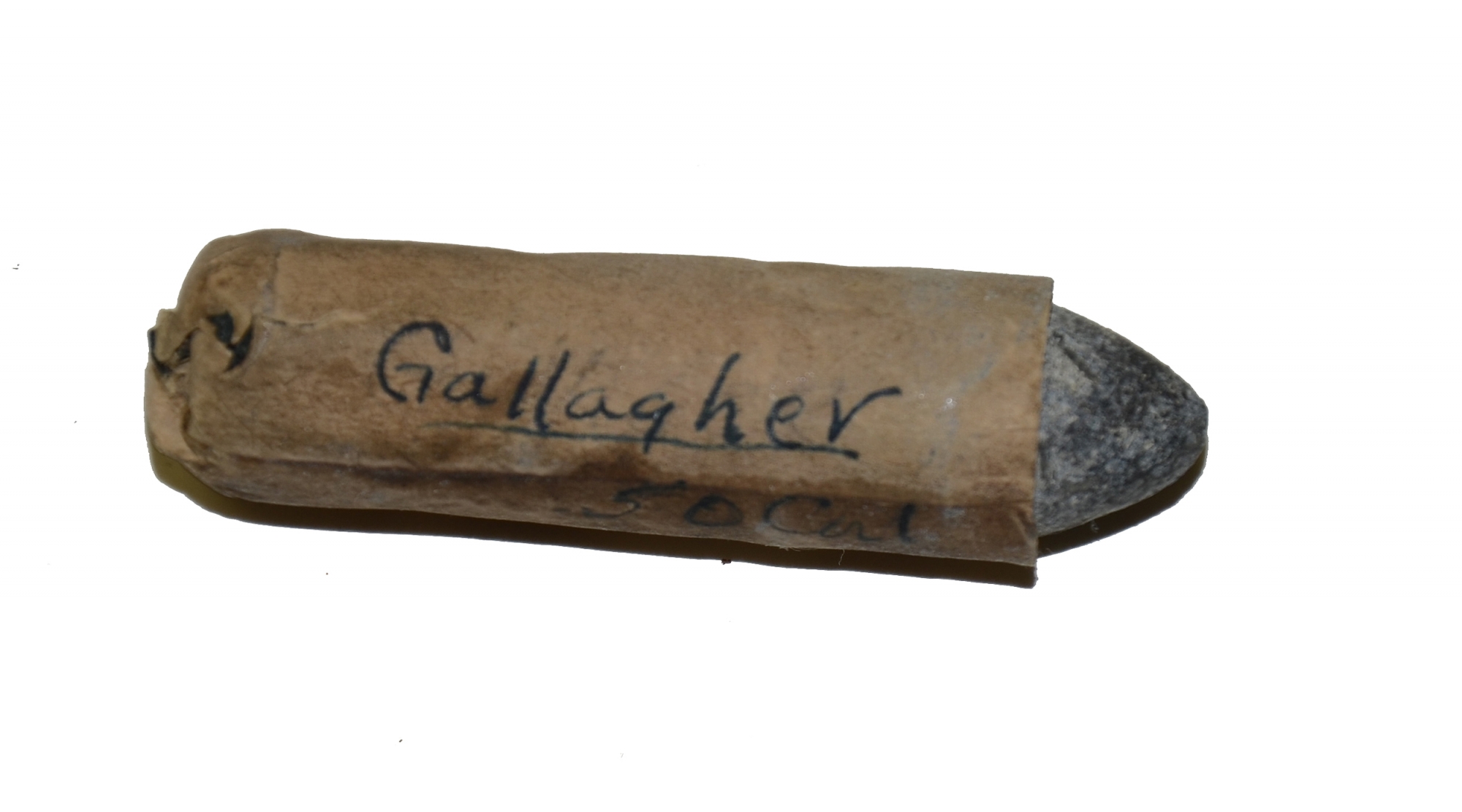 ORIGINAL GALLAGHER .50 CAL. PAPER CARTRIDGE