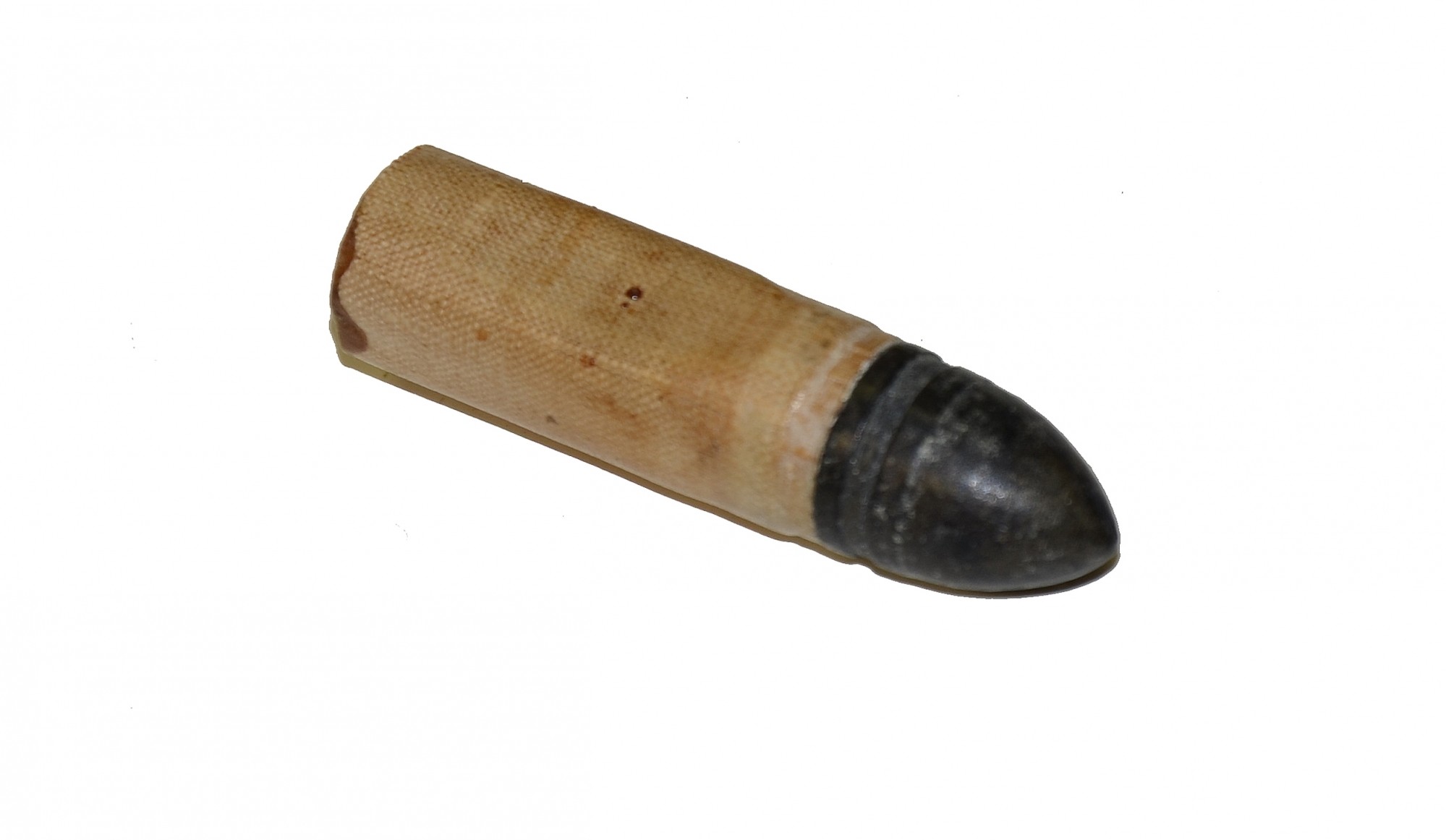 EXCELLENT, ORIGINAL SHARPS .54 CAL COMBUSTIBLE LINEN CARTRIDGE