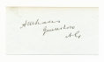 SIGNATURE – CS GEN. ALFRED MOORE SCALES; WOUNDED AT CHANCELLORSVILLE AND GETTYSBURG