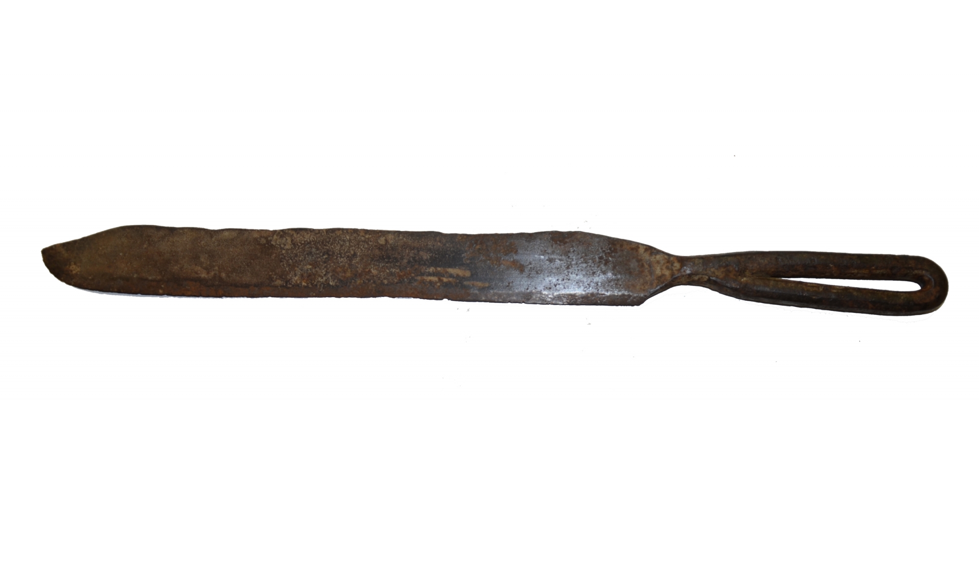 BLACKSMITH MADE FIGHTING KNIFE RECOVERED AT NASHVILLE TENNESSEE — Horse