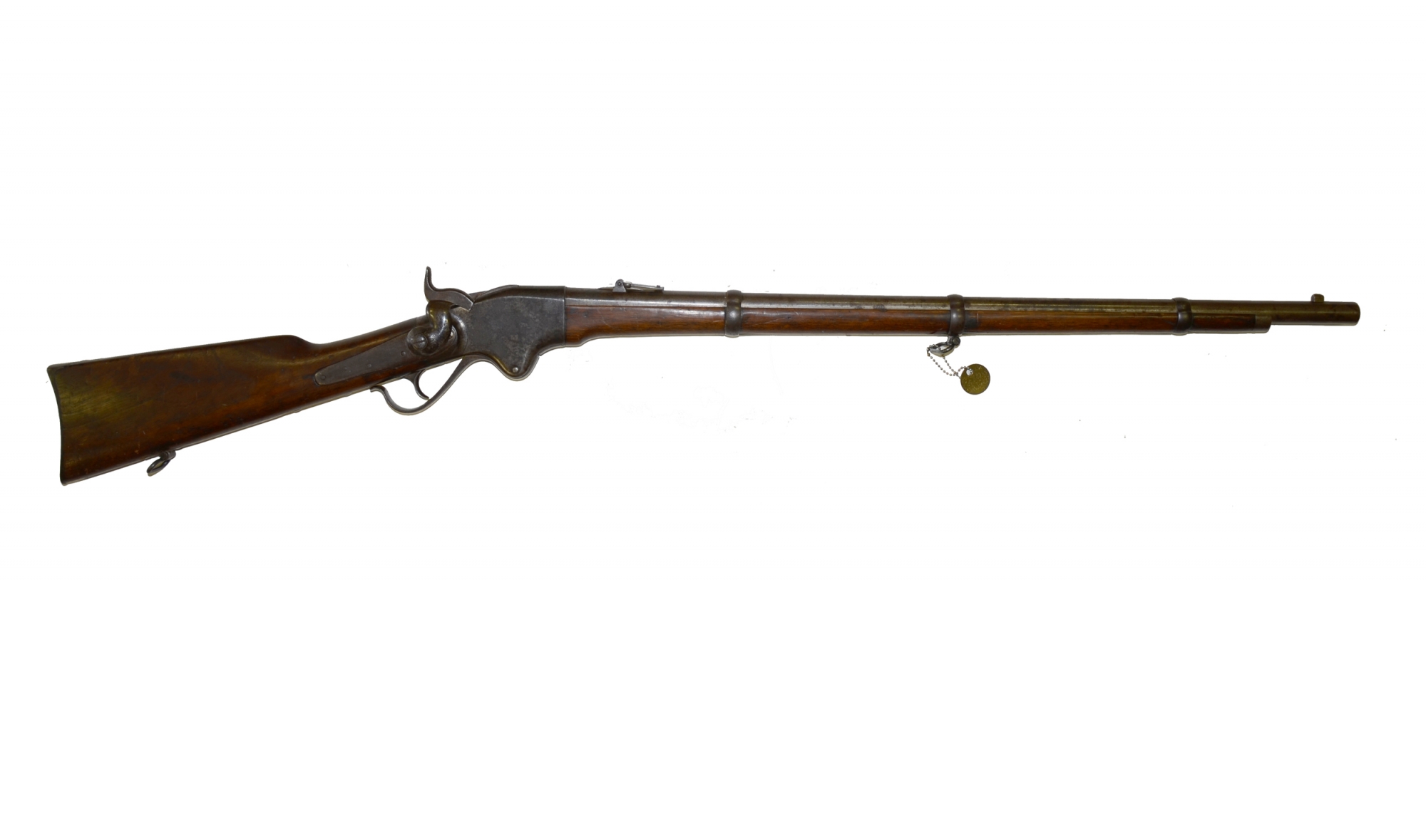 FINE, ORIGINAL M1860 SPENCER RIFLE IDENTIFIED TO EDWARD P. THOMPSON, 5TH INDEPENDENT COMPANY, 1st OHIO SHARPSHOOTERS