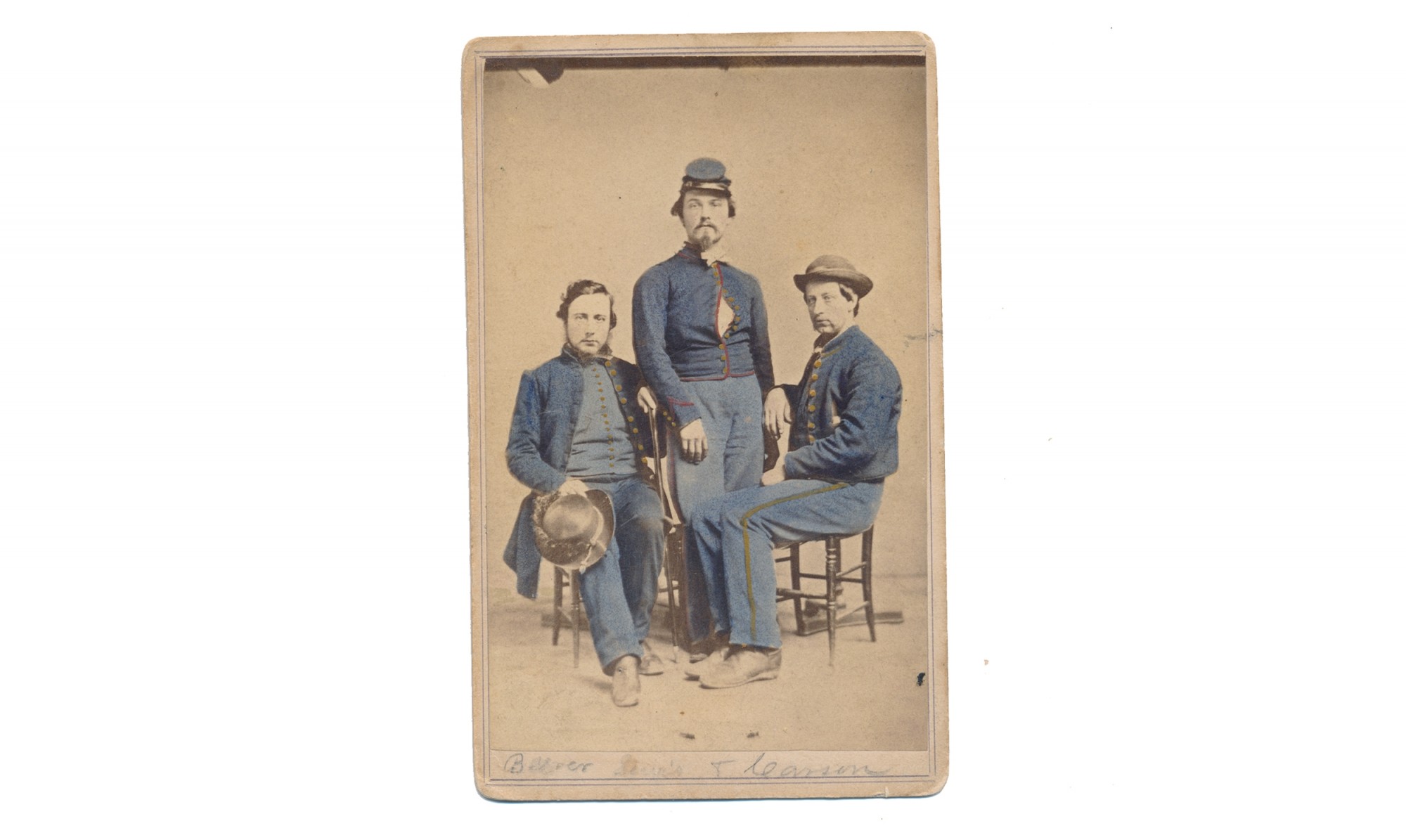 PAIR OF IMAGES ID’D TO 90TH PENNSYLVANIA SOLDIER WOUNDED THREE TIMES AT ANTIETAM