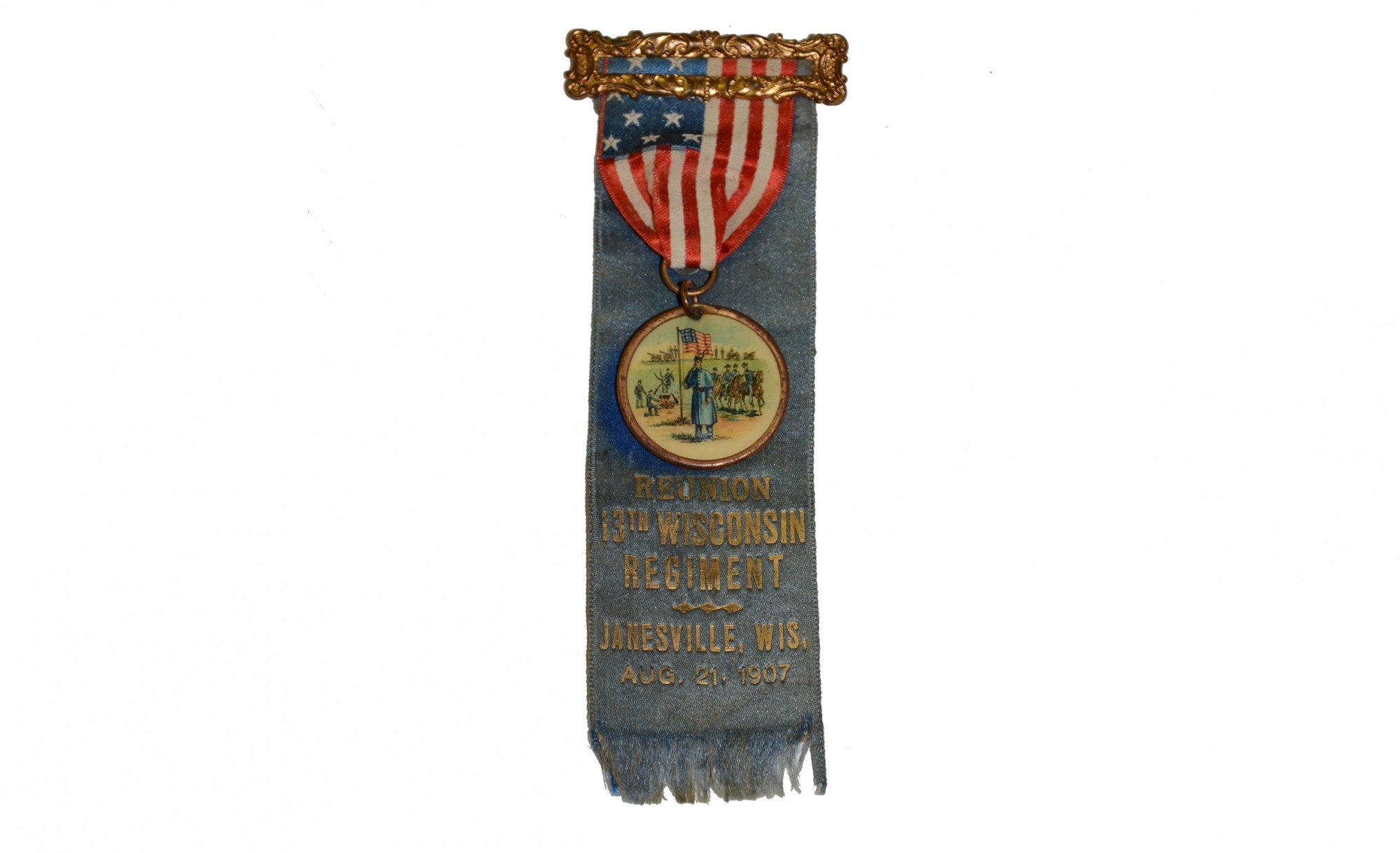REUNION RIBBON FOR THE 13TH WISCONSIN INFANTRY — Horse Soldier