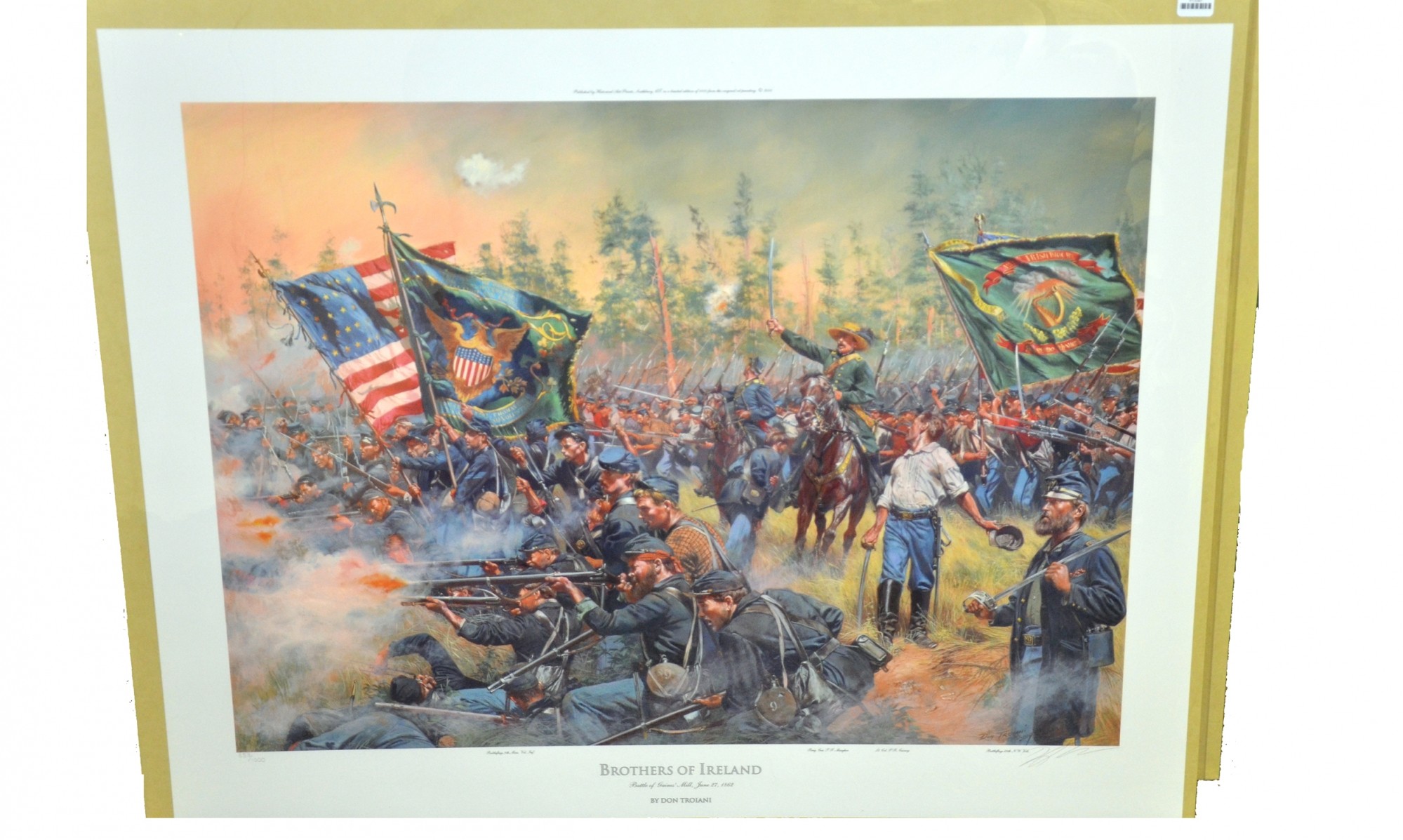 BROTHERS OF IRELAND, BATTLE OF GAINES’ MILL, JUNE 27, 1862 – DON TROIANI