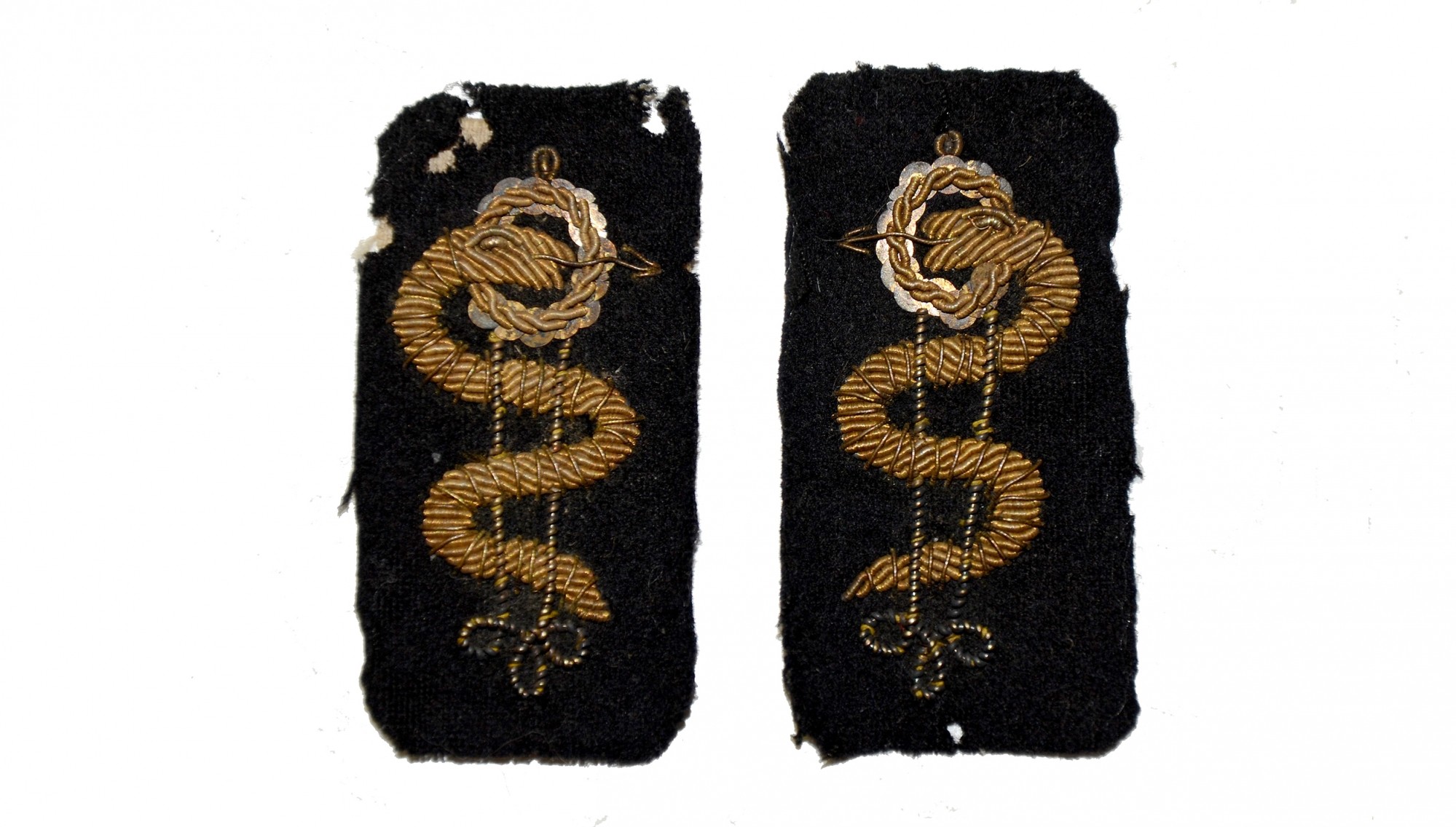 CIVIL WAR MEDICAL “CADUCEUS” UNIFORM INSIGNIA — Horse Soldier