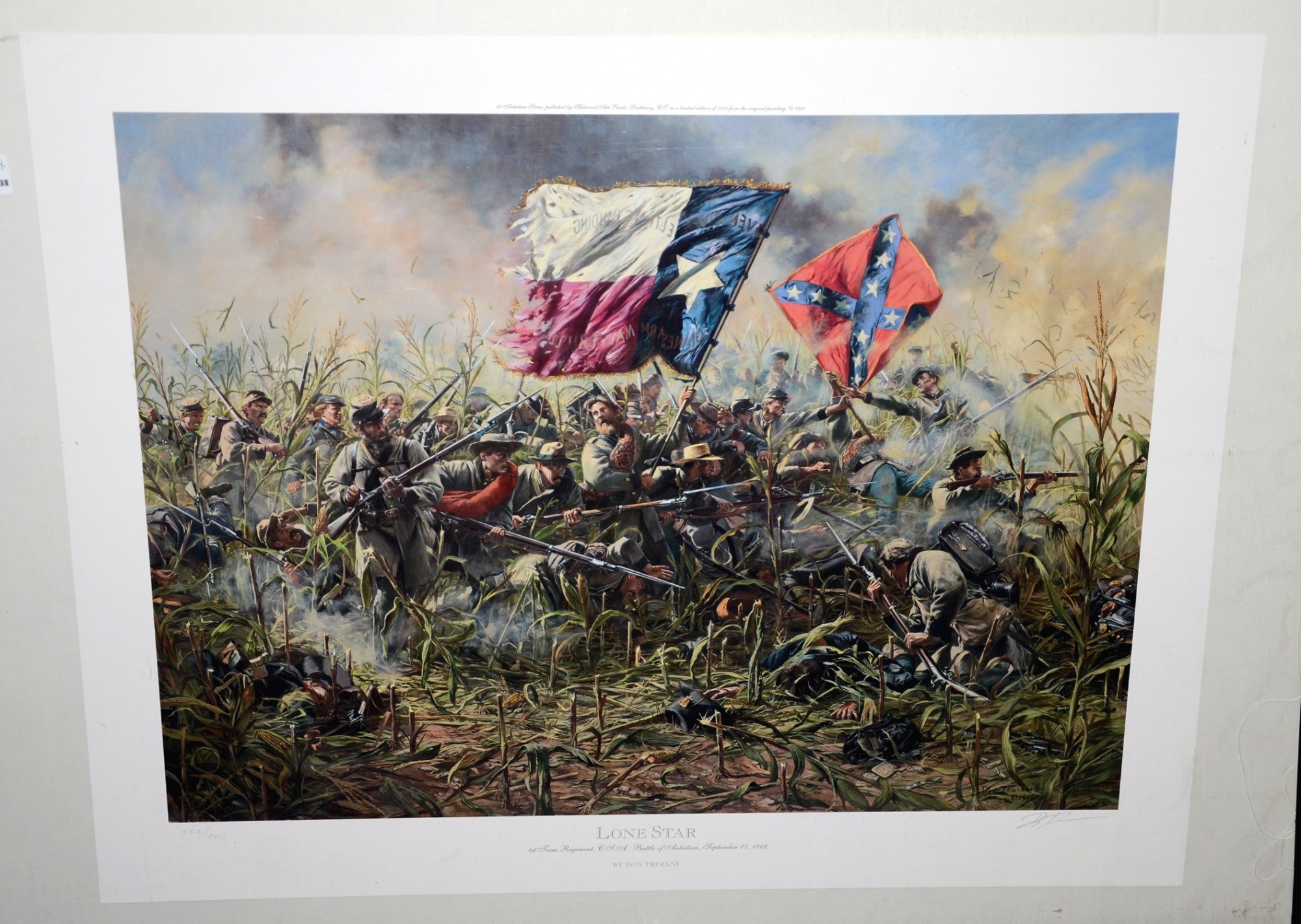 LONE STAR: 1ST TEXAS REGIMENT, C.S.A., BATTLE OF ANTIETAM, SEPTEMBER 17, 1862 - DON TROIANI