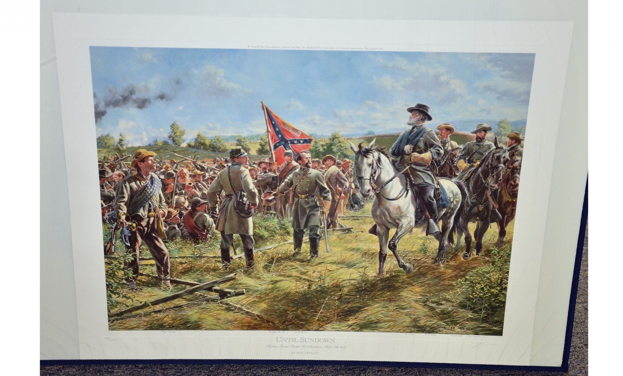 UNTIL SUNDOWN – SUNKEN ROAD, BATTLE OF ANTIETAM, SEPT. 17TH, 1862 - DON TROIANI