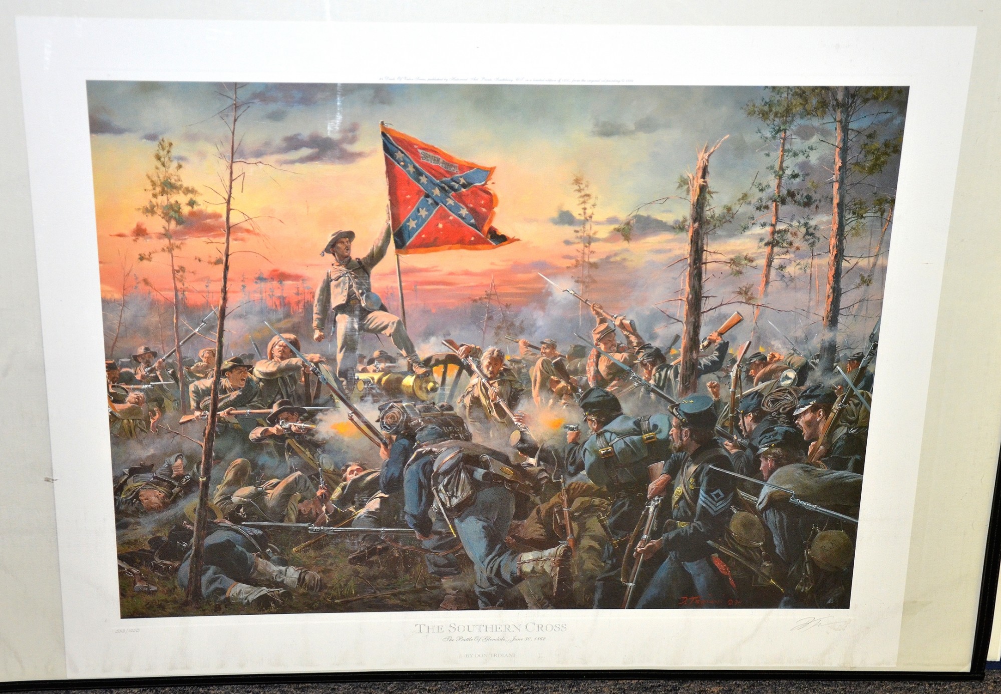 THE SOUTHERN CROSS – THE BATTLE OF GLENDALE, JUNE 30, 1862 - DON TROIANI
