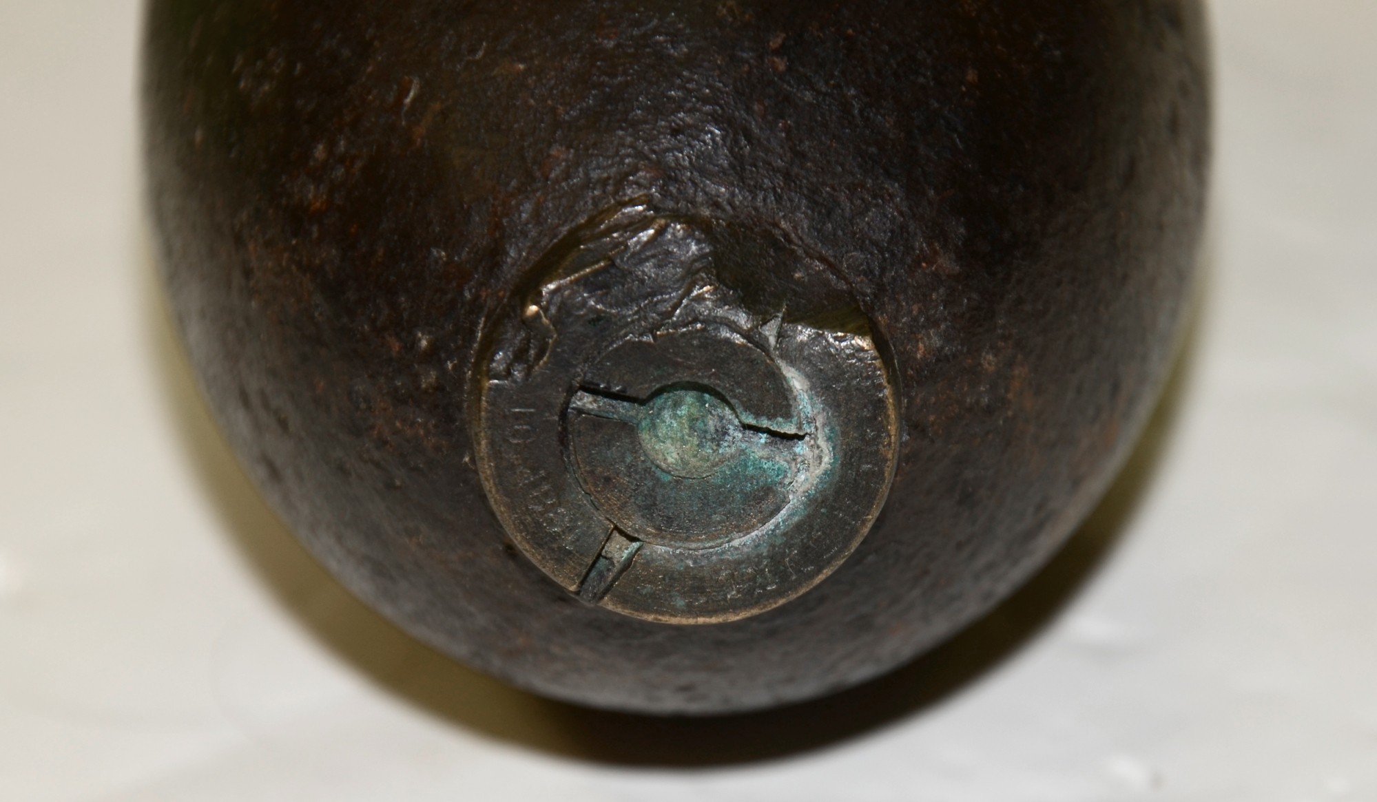 Shek Shell U.S. 3.67 INCH SCHENKL SHELL RECOVERED FROM NASHVILLE, TN — Horse Soldier