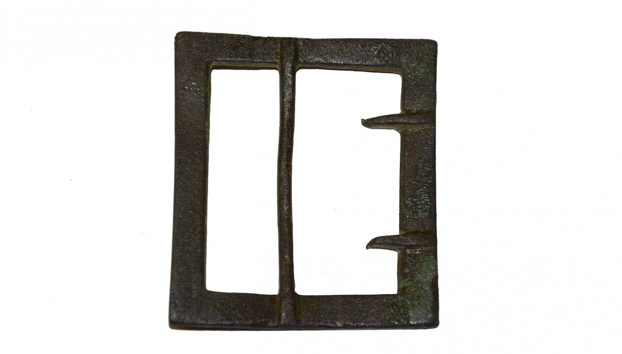 CONFEDERATE GEORGIA PATTERN FRAME BUCKLE FROM THE COLLECTION OF THE LATE MAC MASON