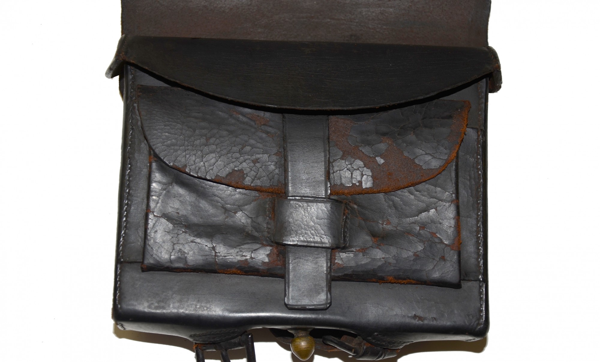 U.S. STAMPED, MAKER MARKED PATTERN 1861 LEATHER, RIFLE