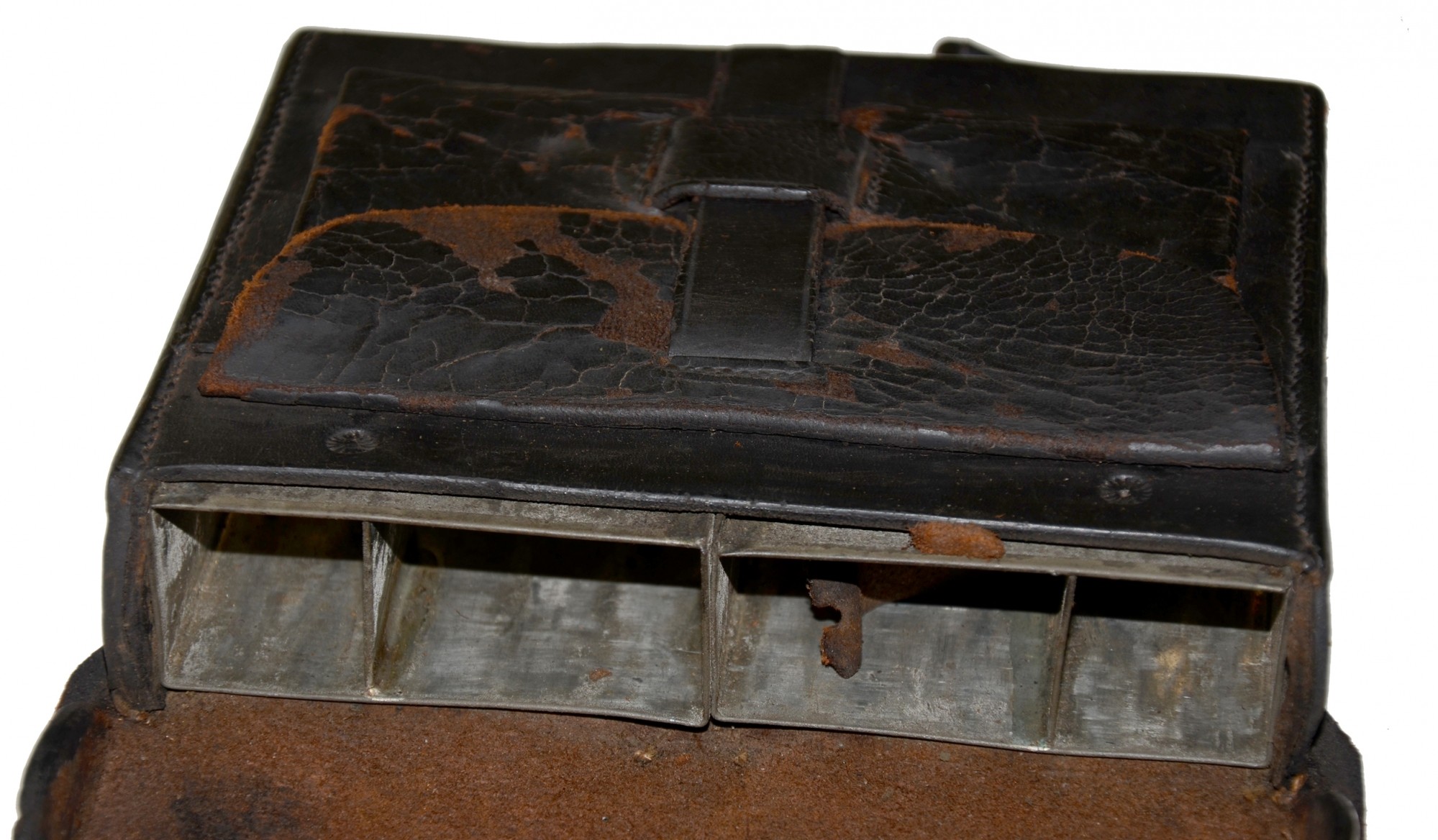 レア★The Captain No.1863 Model B in box Pattern 1861 Cartridge Box Attributed to Levi Lupher 150th