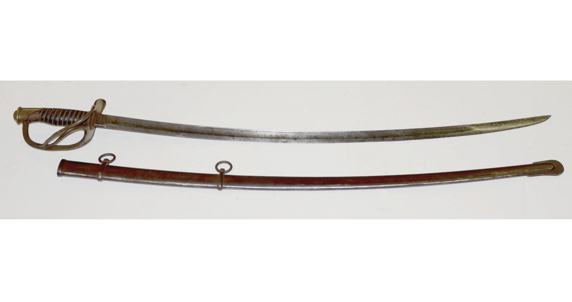 AMES MODEL 1860 LIGHT CAVALRY SABER, DATED 1860