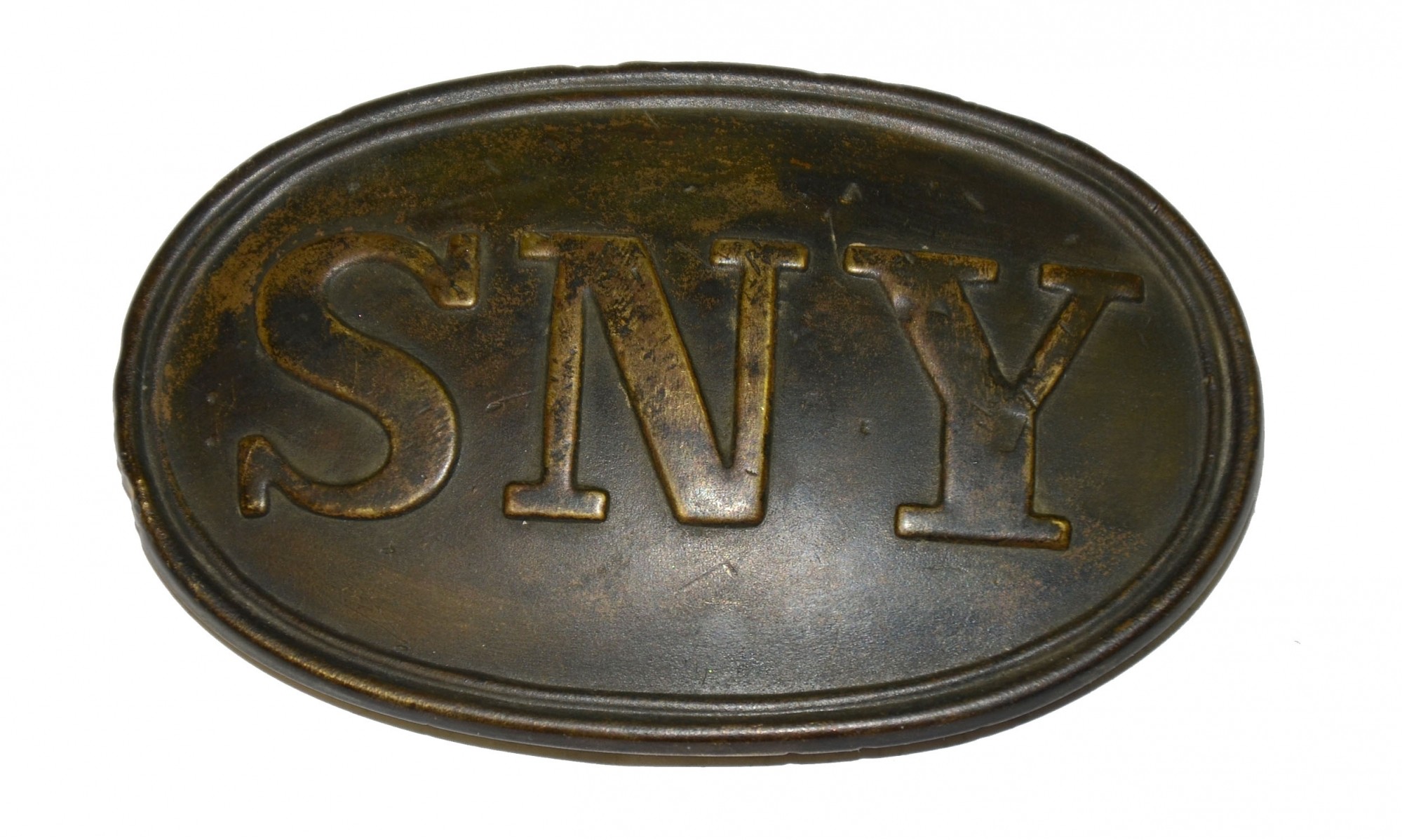 WONDERFUL CONDITION OVAL SNY WAIST BELT PLATE