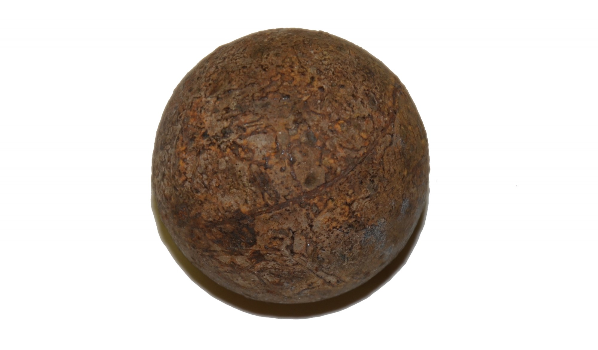 US 4.52INCH GRAPESHOT BALL FROM SHIELDS MUSEUM, GETTYSBURG — Horse Soldier