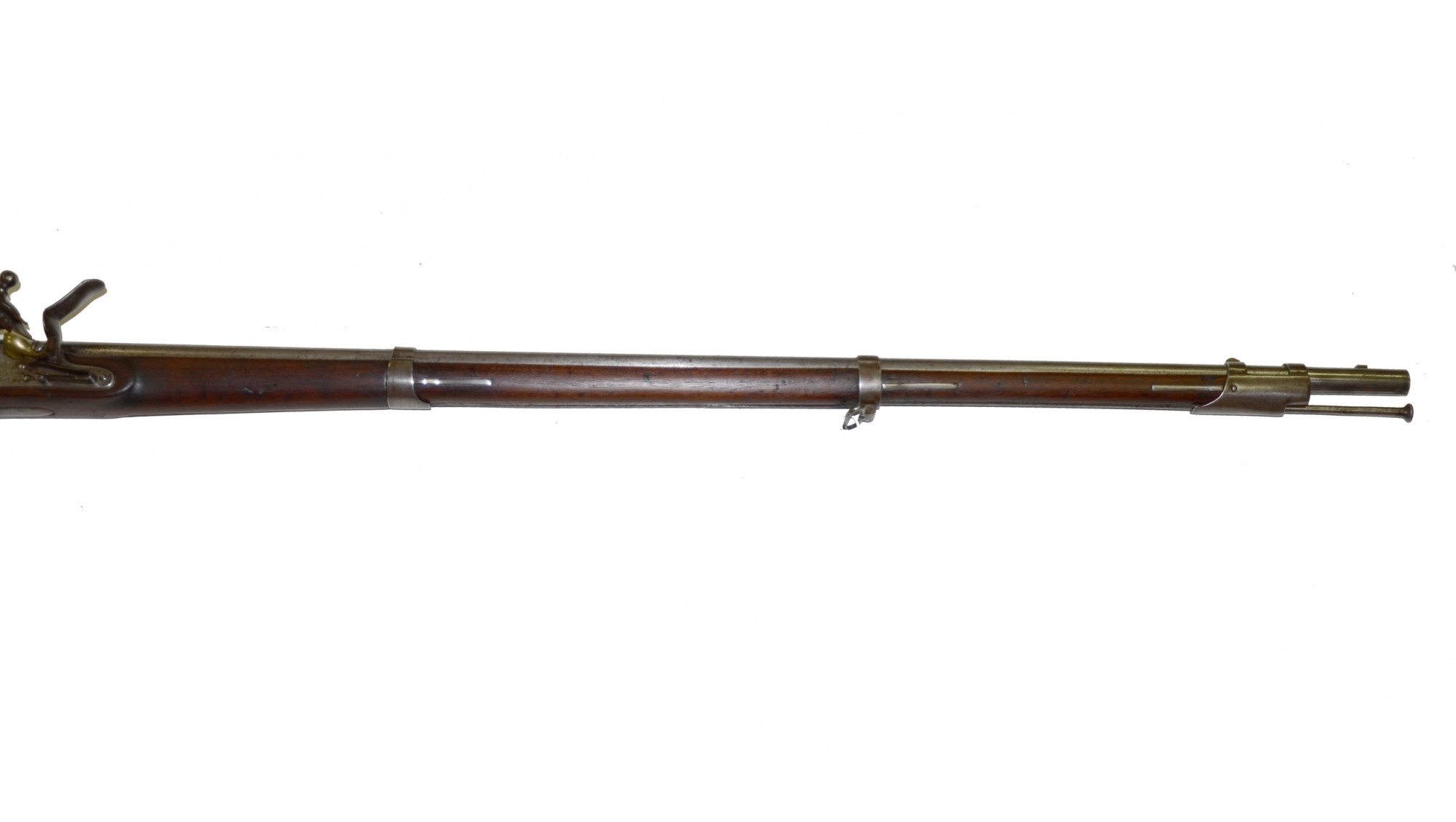 ORIGINAL M1816 'W. L. EVANS' UNALTERED FLINTLOCK MUSKET — Horse