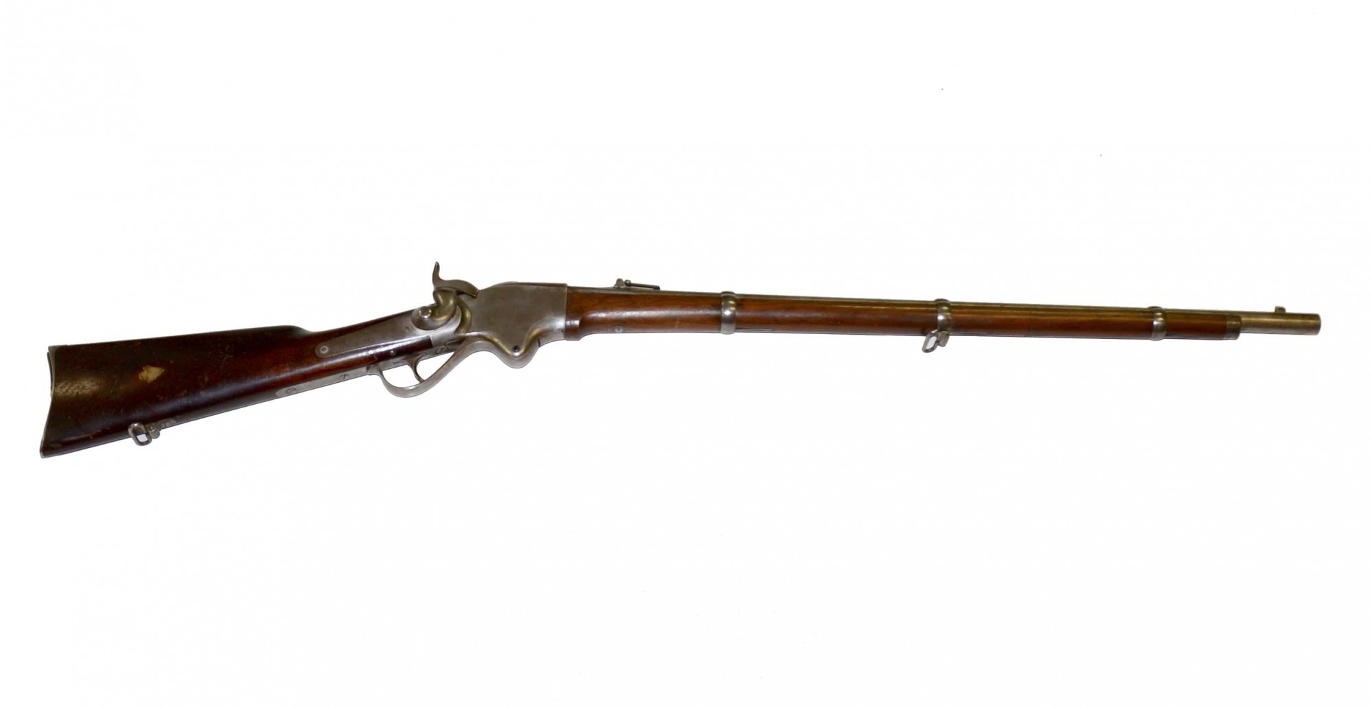 ID’D M1860 SPENCER REPEATING RIFLE CARRIED BY DAVID FRIAR, 7th INDEPENDENT CO., OHIO SHARPSHOOTERS