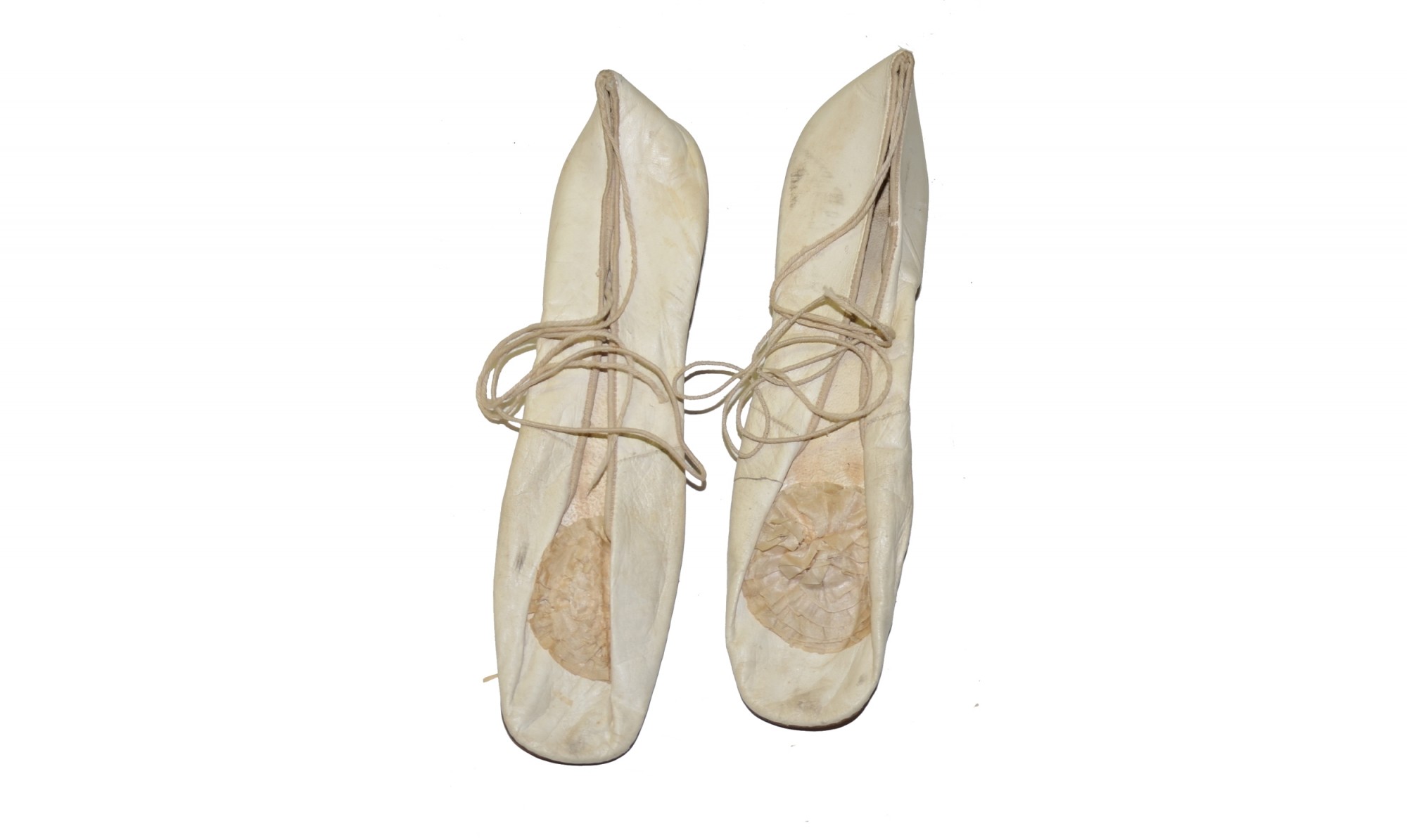 WOMEN’S LEATHER DRESS SHOES, CIRCA 1820’S - 1830’S