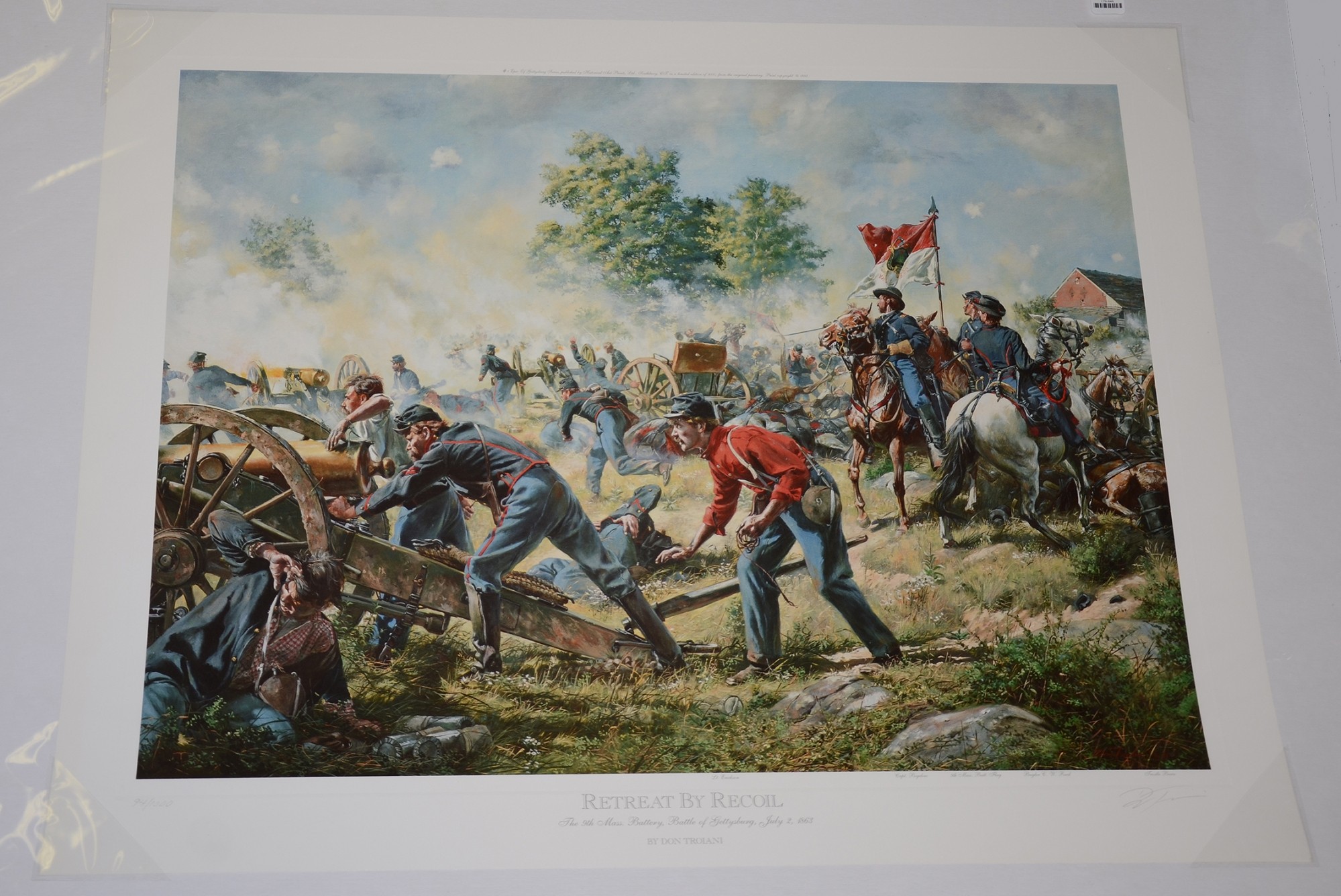 RETREAT BY RECOIL: THE 9TH MASSACHUSETTS BATTERY, BATTLE OF GETTYSBURG, JULY 2, 1863 - DON TROIANI