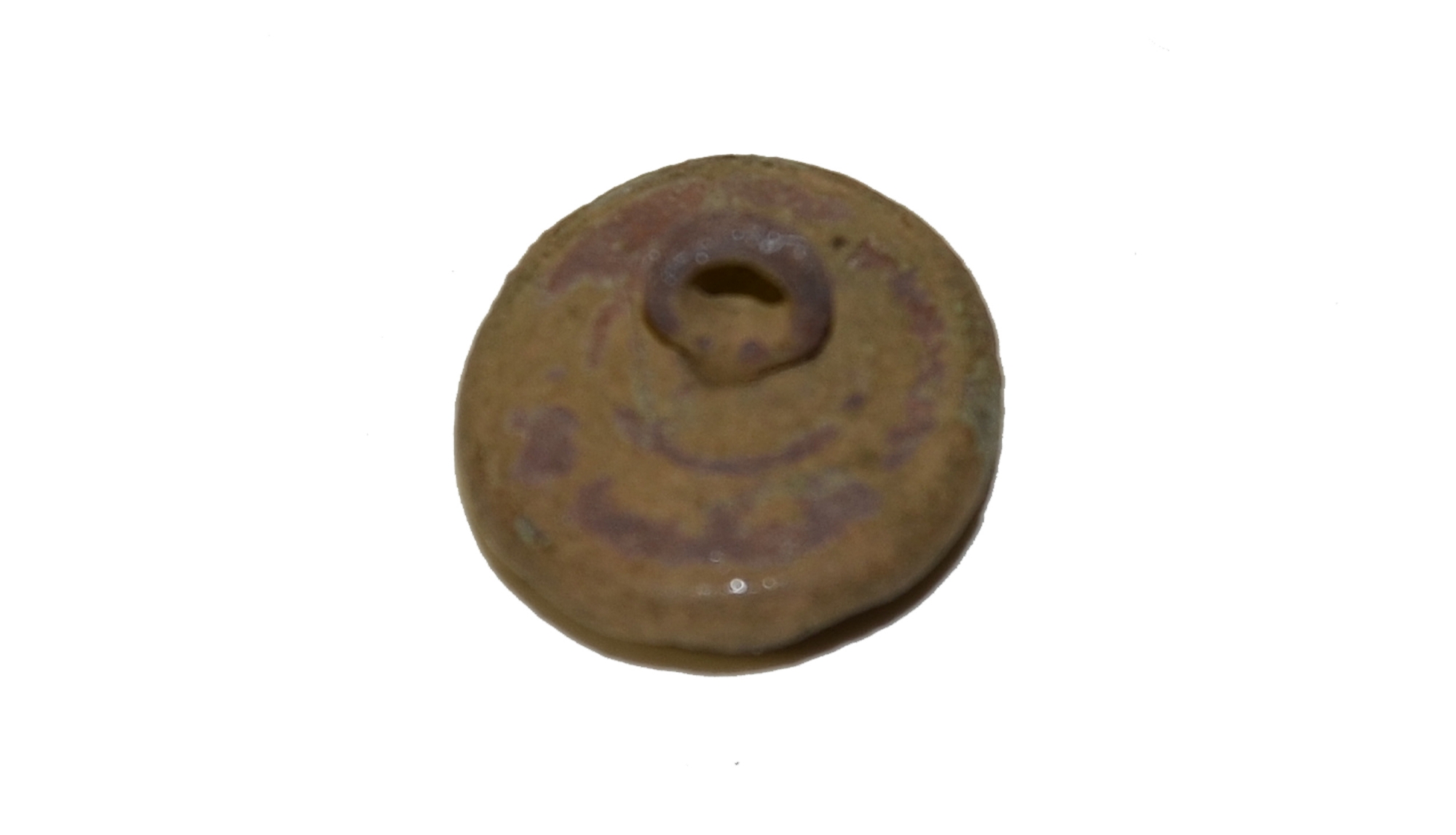 GUTTA PERCHA BUTTON RECOVERED NEAR CULP’S HILL — Horse Soldier