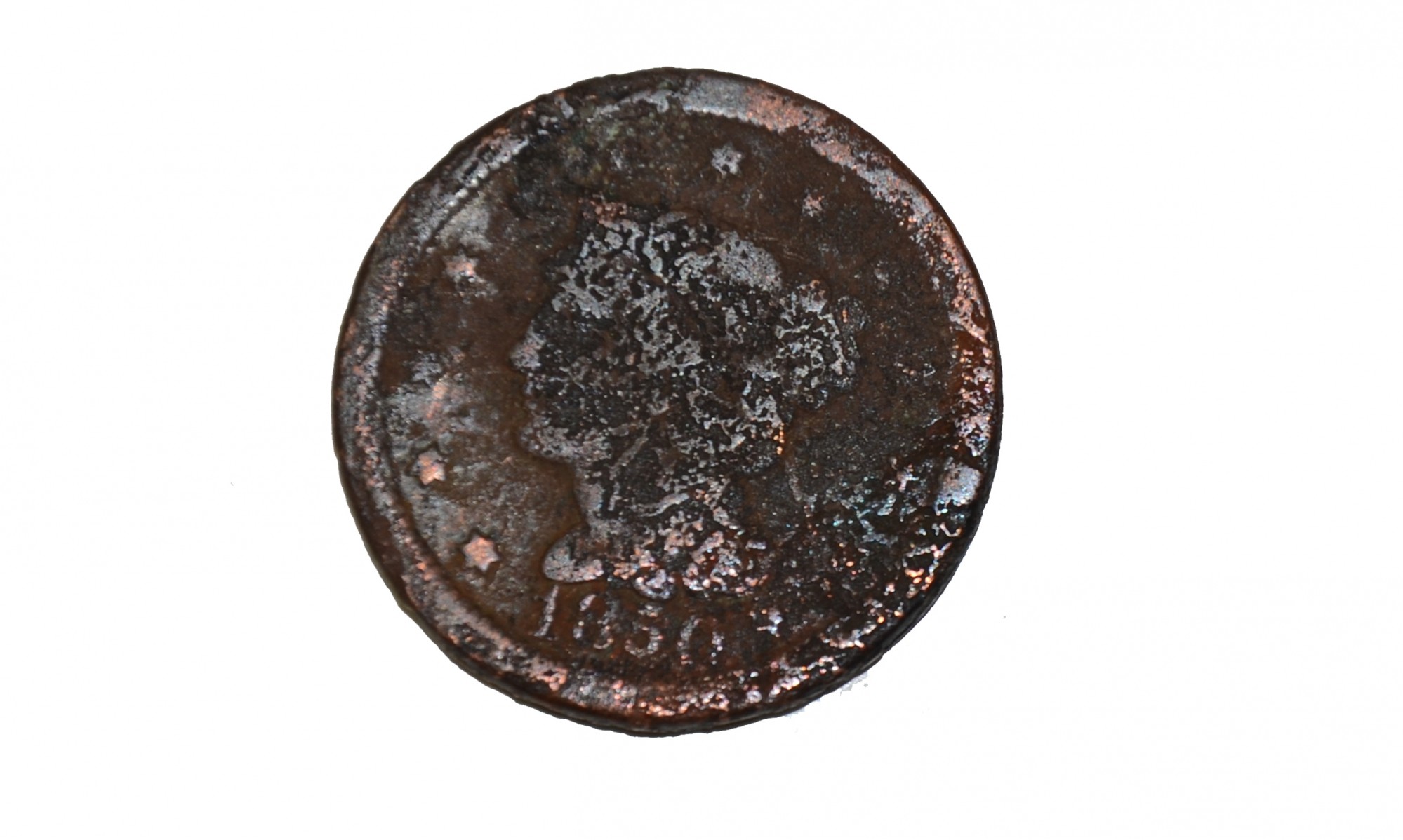 LADY LIBERTY PENNY RECOVERED FROM GETTYSBURG