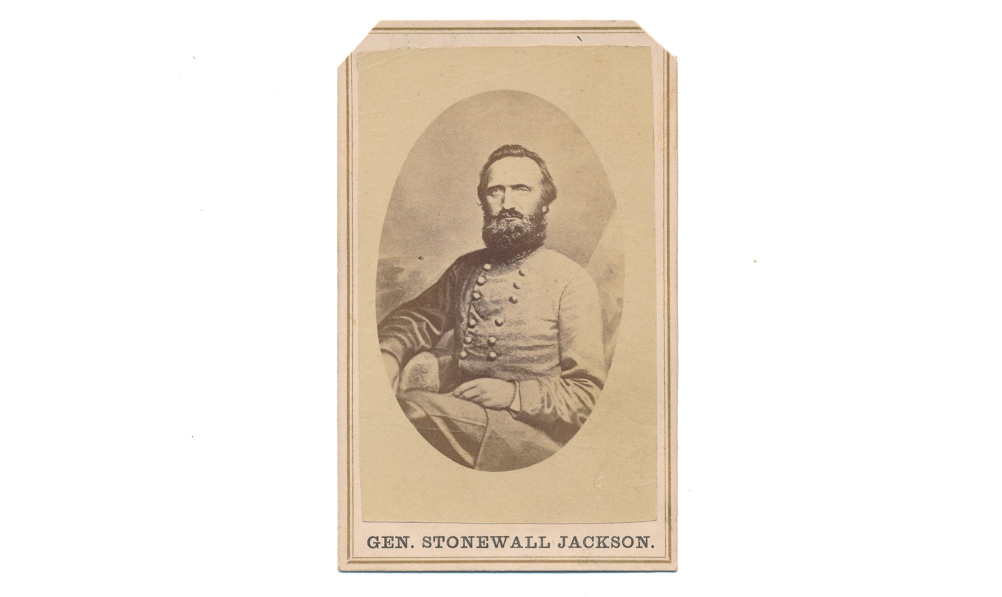 CDV OF CS GENERAL THOMAS J. “STONEWALL” JACKSON