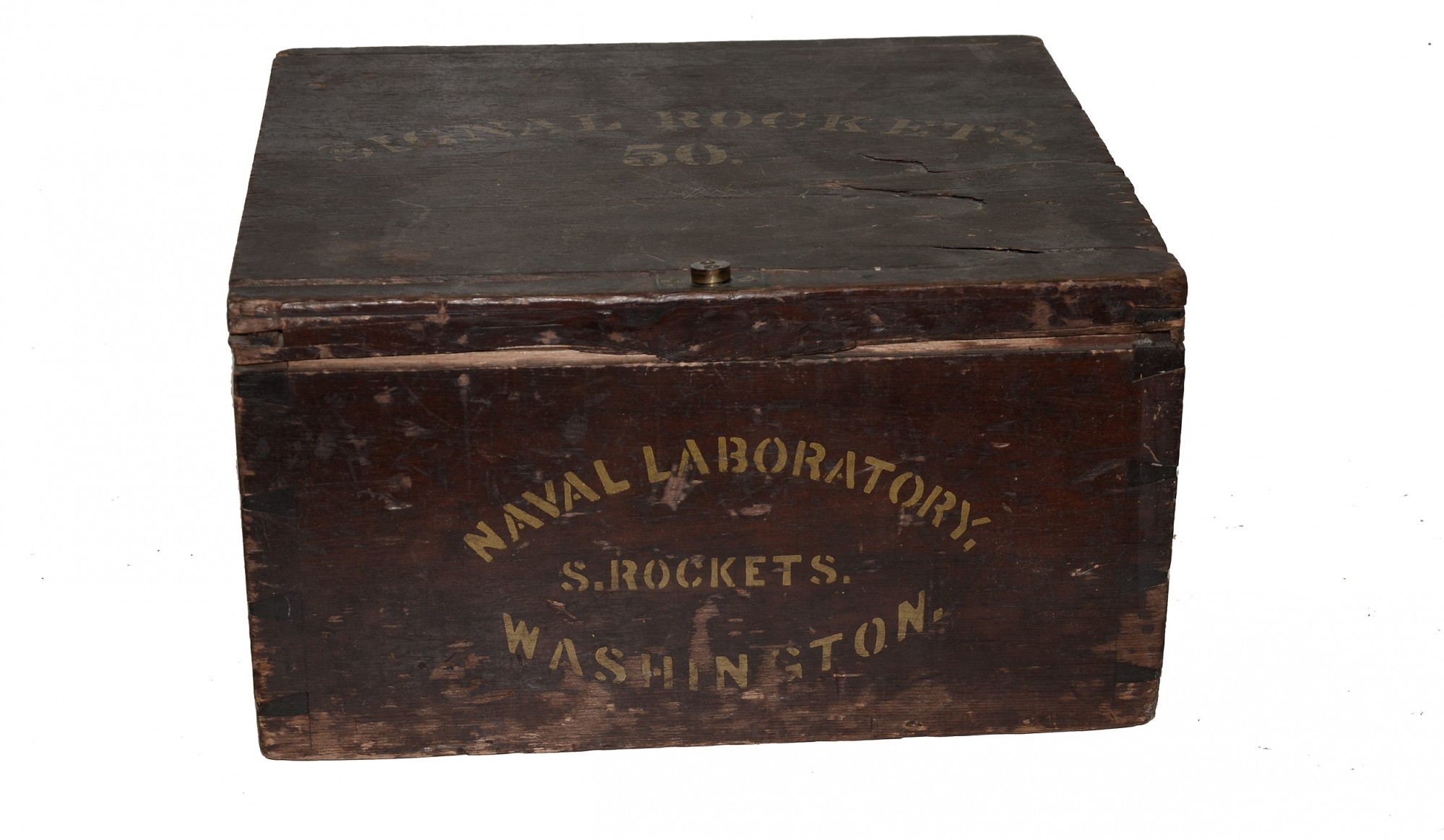 NAVAL LABORATORY CRATE FOR SIGNAL ROCKETS