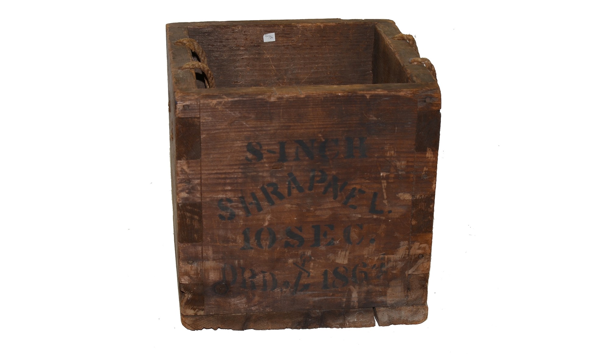 US CIVIL WAR SHIPPING CRATE FOR A NAVAL SPHERICAL SHELL — Horse Soldier