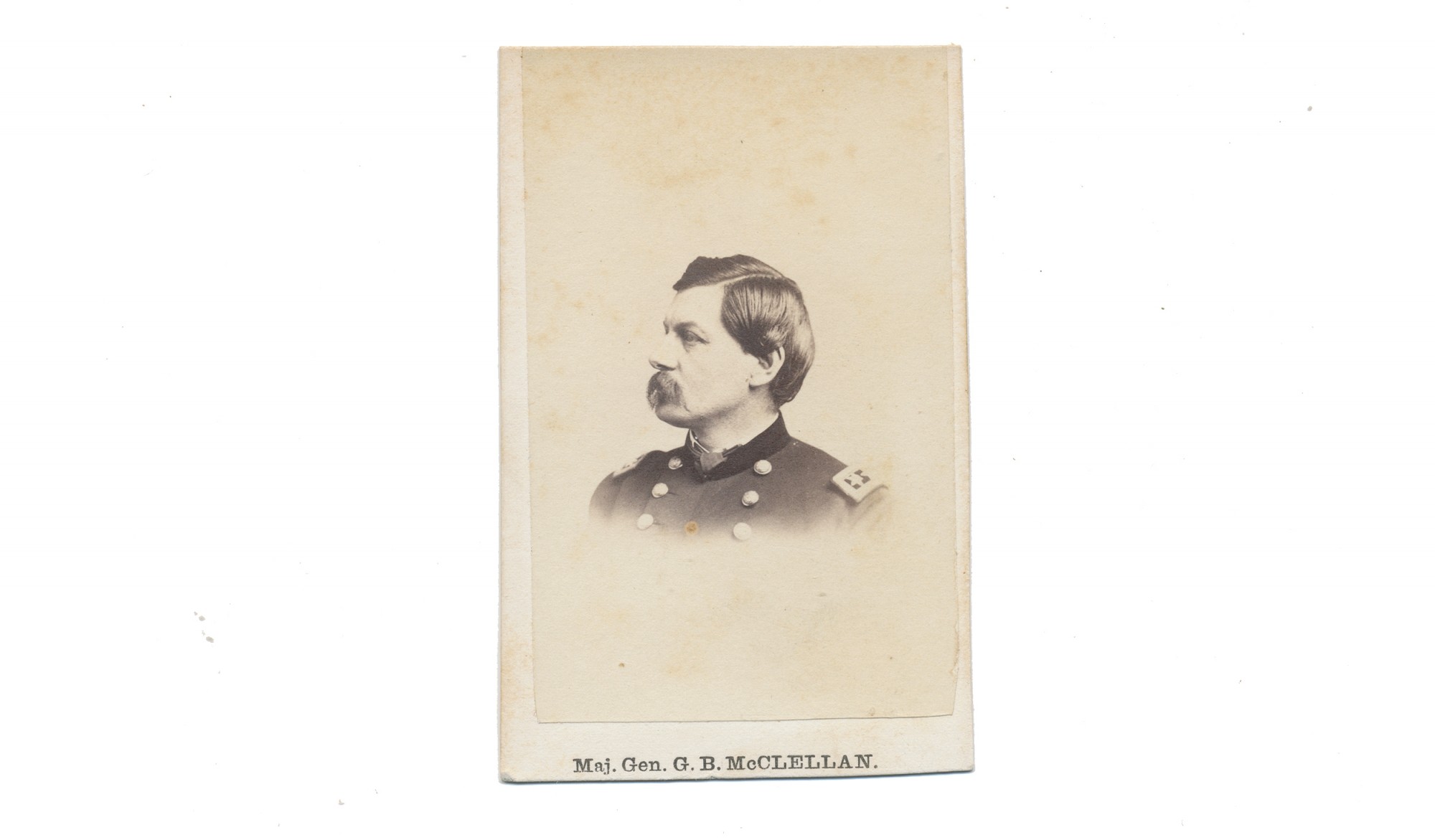 CDV OF US GENERAL GEORGE B. McCLELLAN