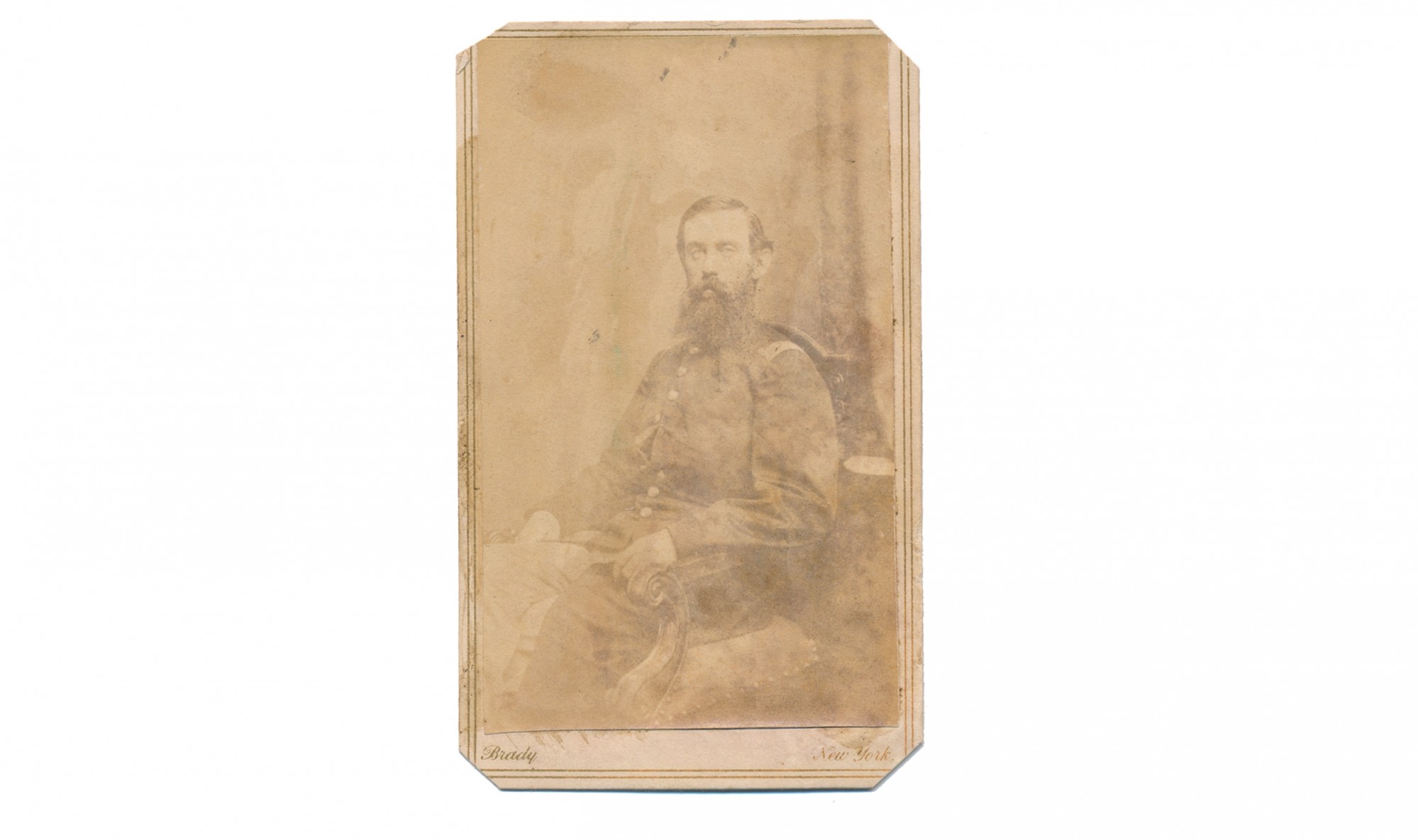 CDV OF UNION CAPTAIN JOHN McENTEE (MACENTEE), 80TH NEW YORK INFANTRY