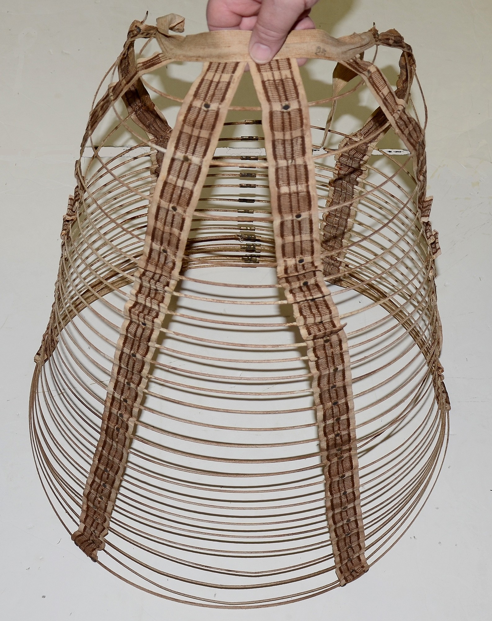 CAGE CRINOLINE, LATE 1860s