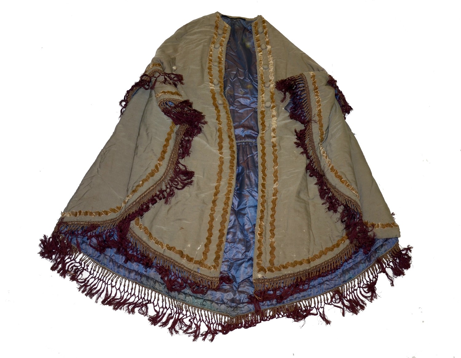 SAGE GREEN MANTLE C.1860-1870