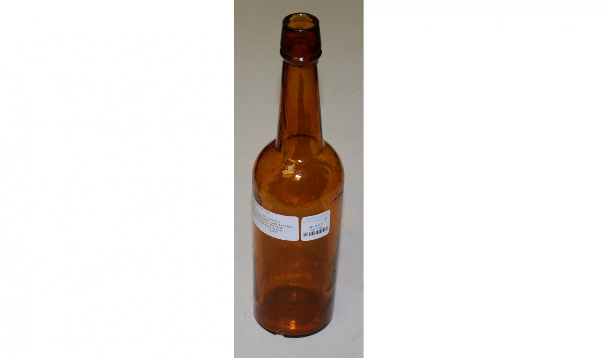CIVIL WAR ERA WHISKEY BOTTLE, CIRCA 1858-1870
