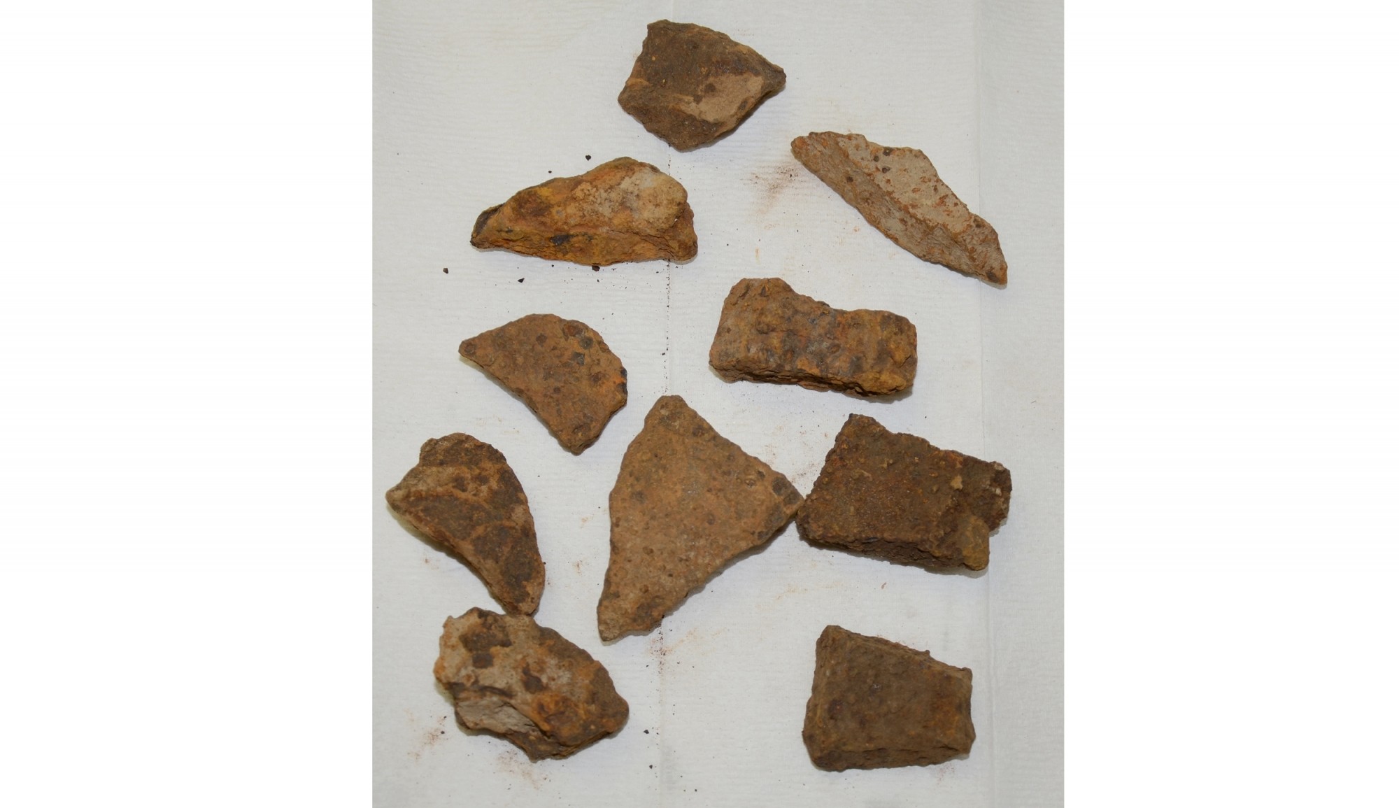 GROUP OF US/CS ARTILLERY SHELL FRAGMENTS FOUND AT EXCELSIOR FIELD IN ...