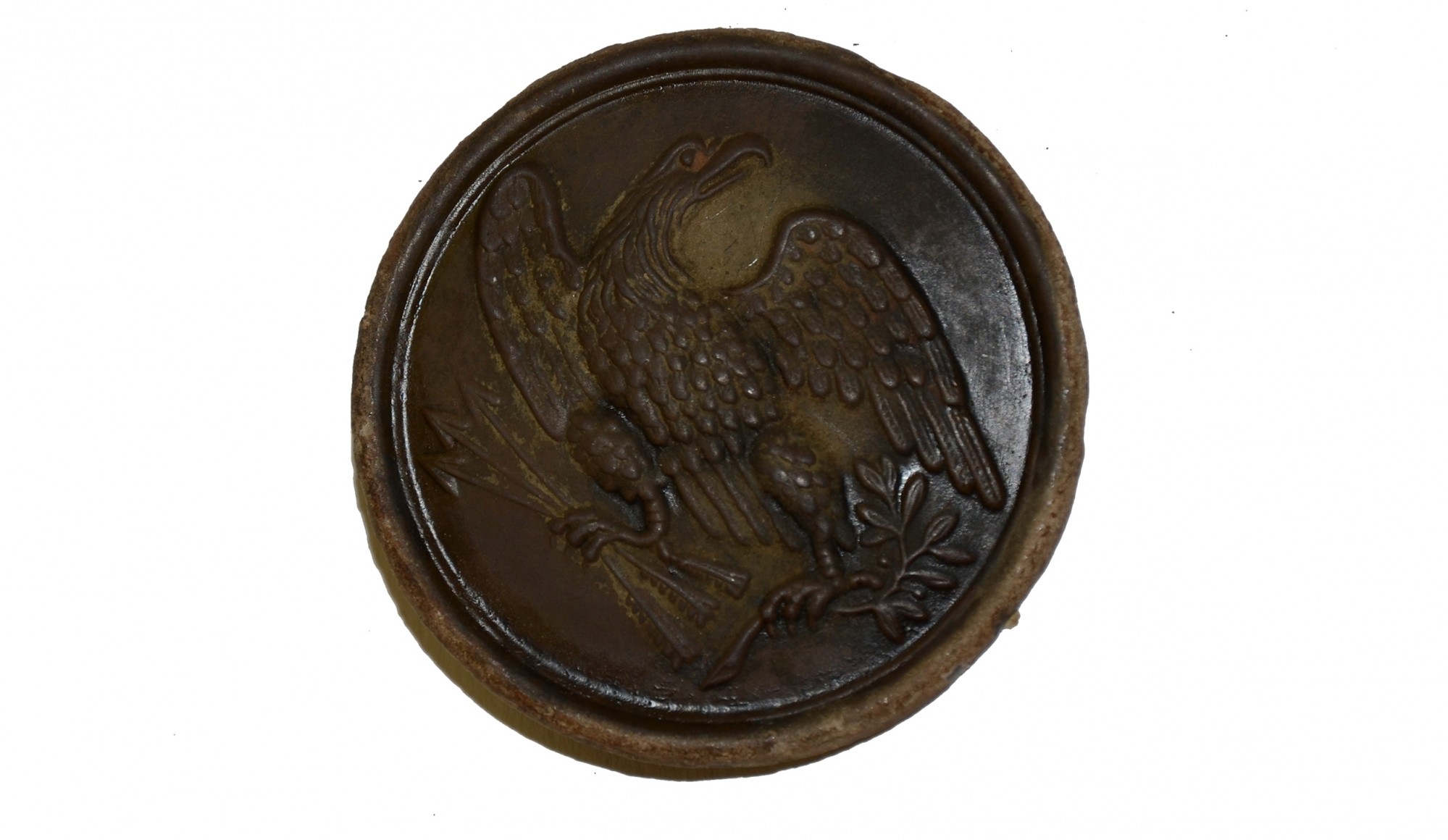 US PATTERN 1826 EAGLE BREAST PLATE FOUND AT WATERLOO VA Horse Soldier us-pattern-1826-eagle-breast-plate-found-at-waterloo-va-horse-soldier