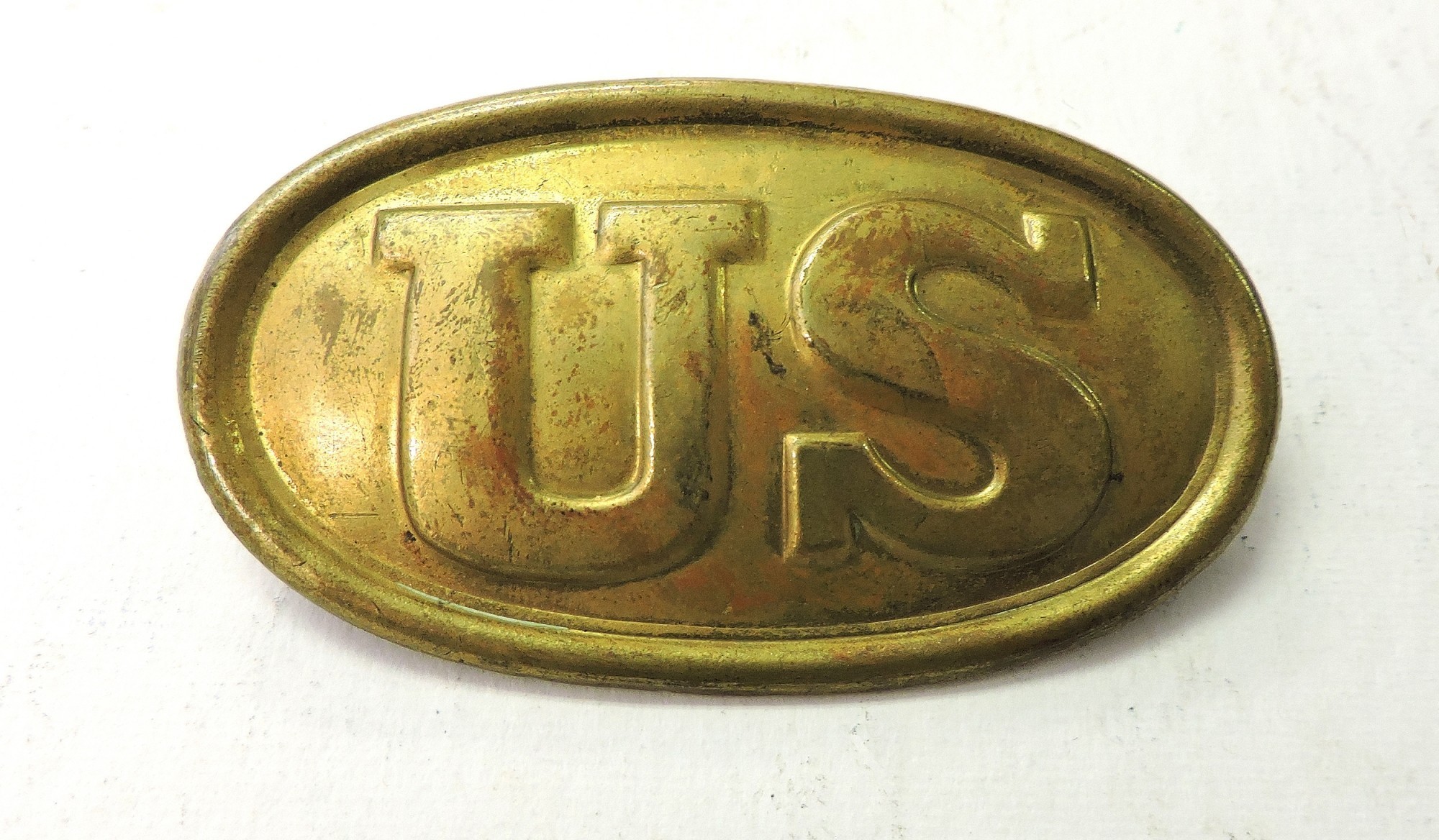 PATTERN 1839 SMALL “US” CARTRIDGE BOX PLATE