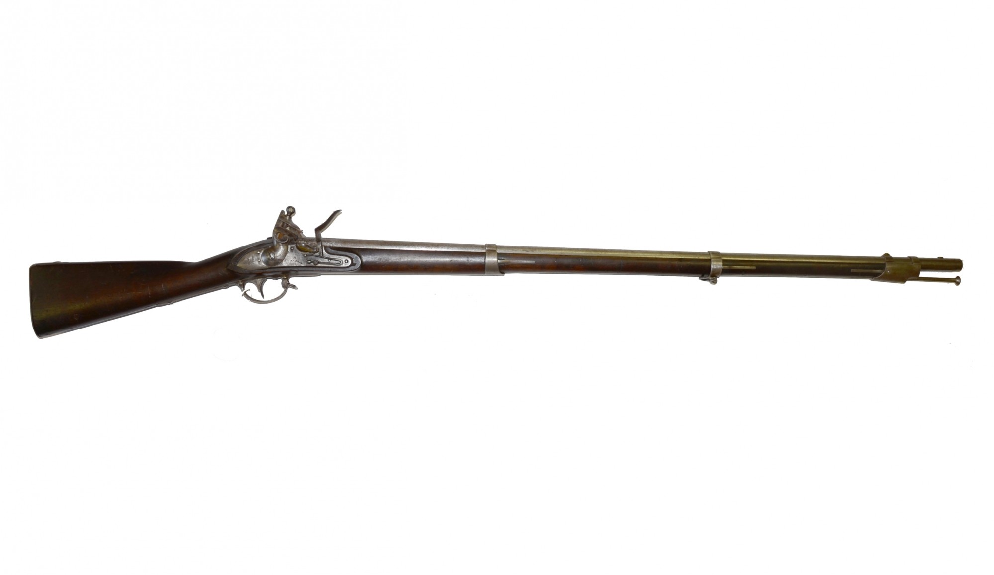 ORIGINAL M1816 TYPE III UNALTERED FLINTLOCK MUSKET BY WICKHAM