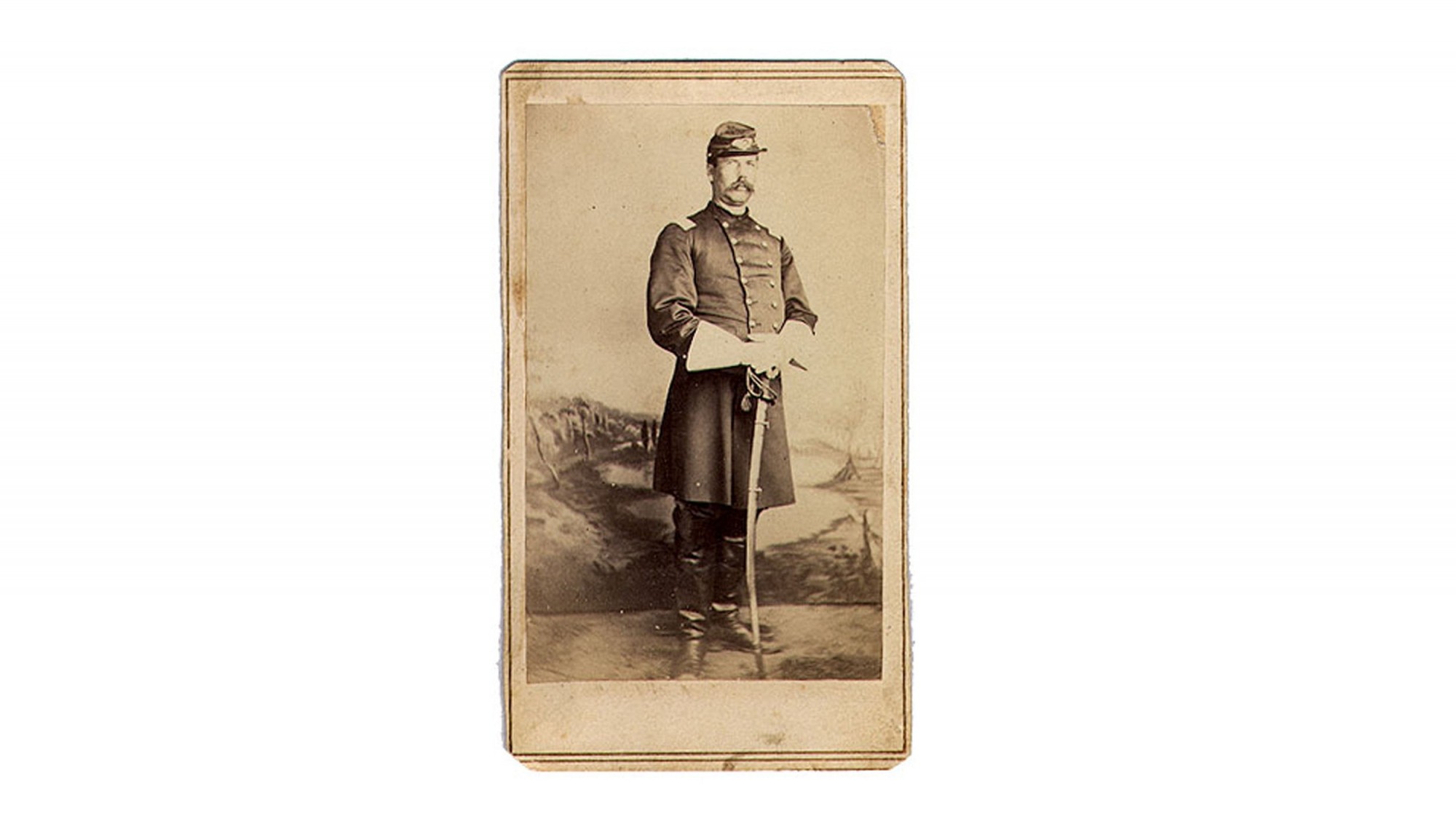 CDV OF LT COL. ELISHA S. KELLOGG, 2ND CONNECTICUT HEAVY ARTILLERY - KILLED IN ACTION AT COLD HARBOR