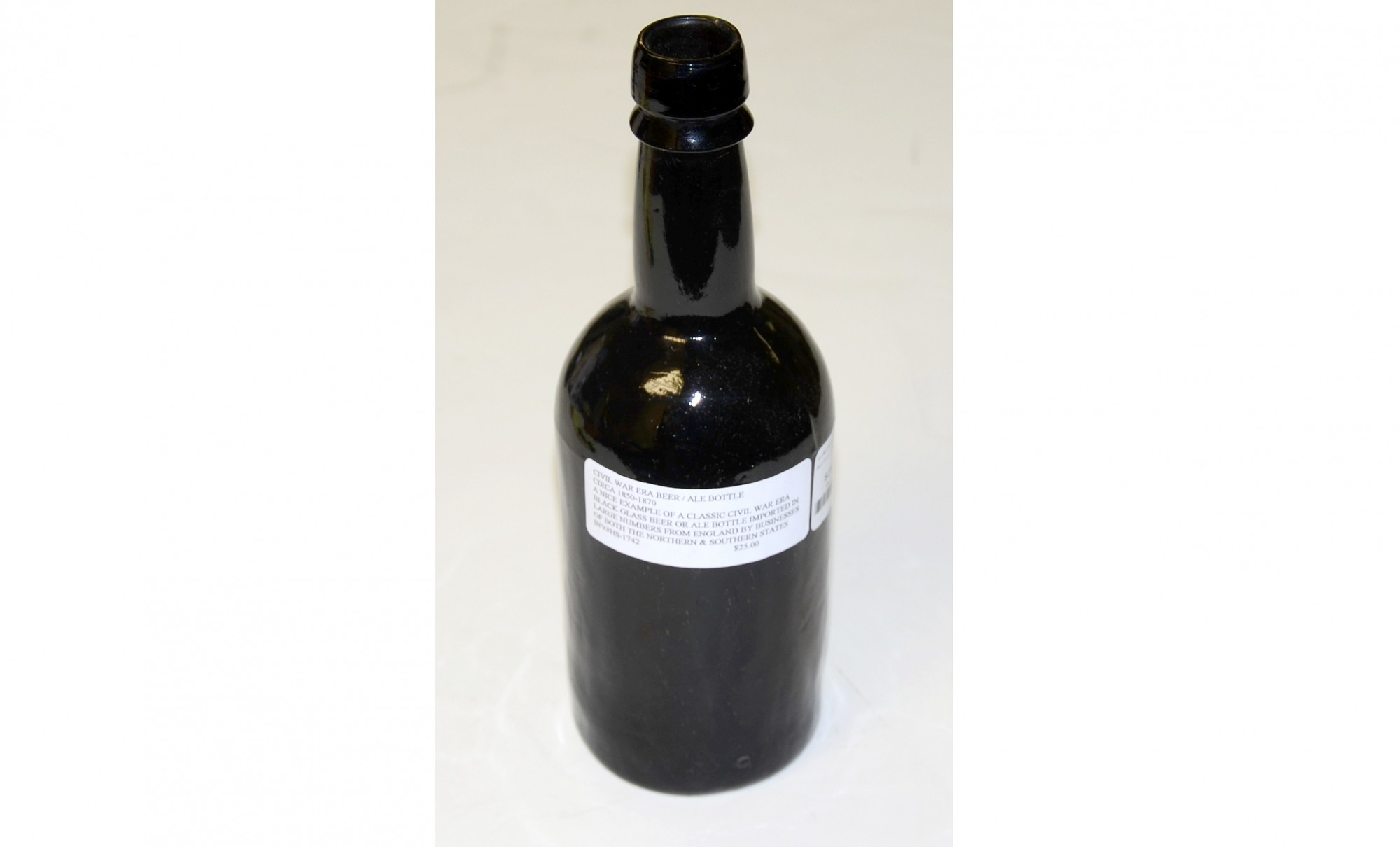 CIVIL WAR ERA WHISKEY BOTTLE, CIRCA 1858-1870