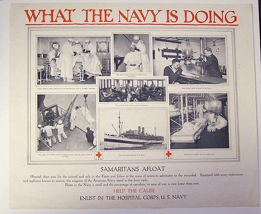 WHAT THE NAVY IS DOING (SAMARITANS AFLOAT)