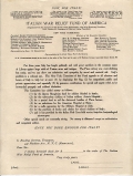 FLIER - ITALIAN WAR RELIEF FUND OF AMERICA