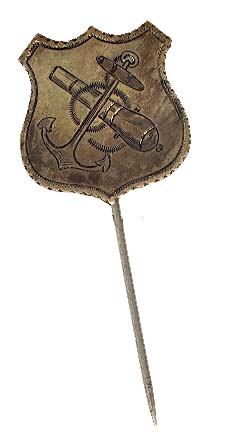 CIVIL WAR 9TH CORPS BADGE WITH ACCOMPANYING CDV