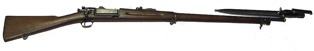 KRAG RIFLE WITH A BAYONET IDENTIFIED TO THE 3RD WISCONSIN INFANTRY