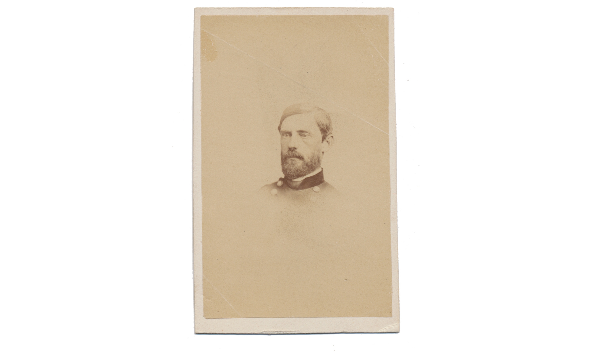 BUST VIEW CDV OF MAJOR GENERAL JOHN FULTON REYNOLDS - KILLED AT GETTYSBURG