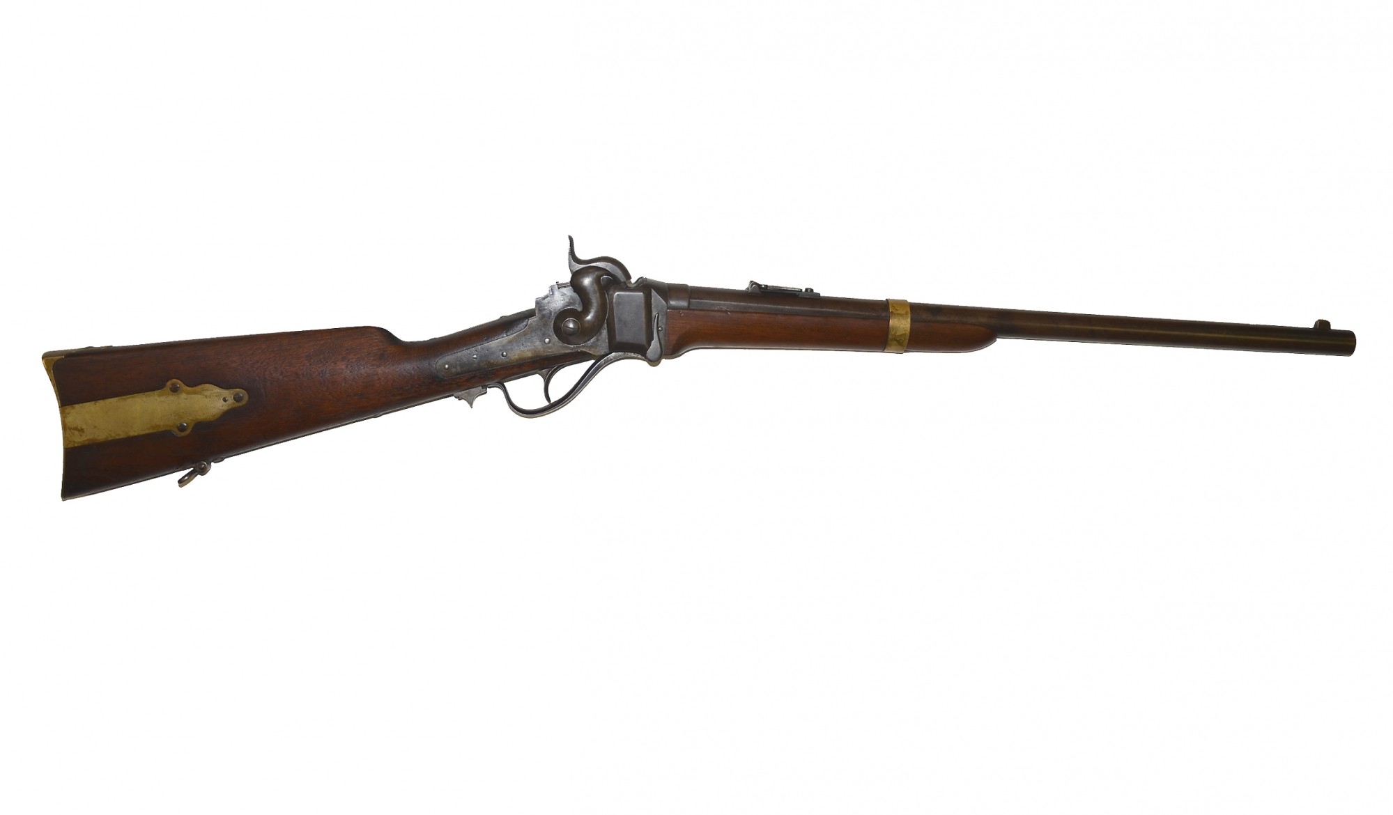 BRASS MOUNTED M1859 SHARPS CARBINE ID’D TO TROOPER IN 2ND PENNSYLVANIA CAVALRY