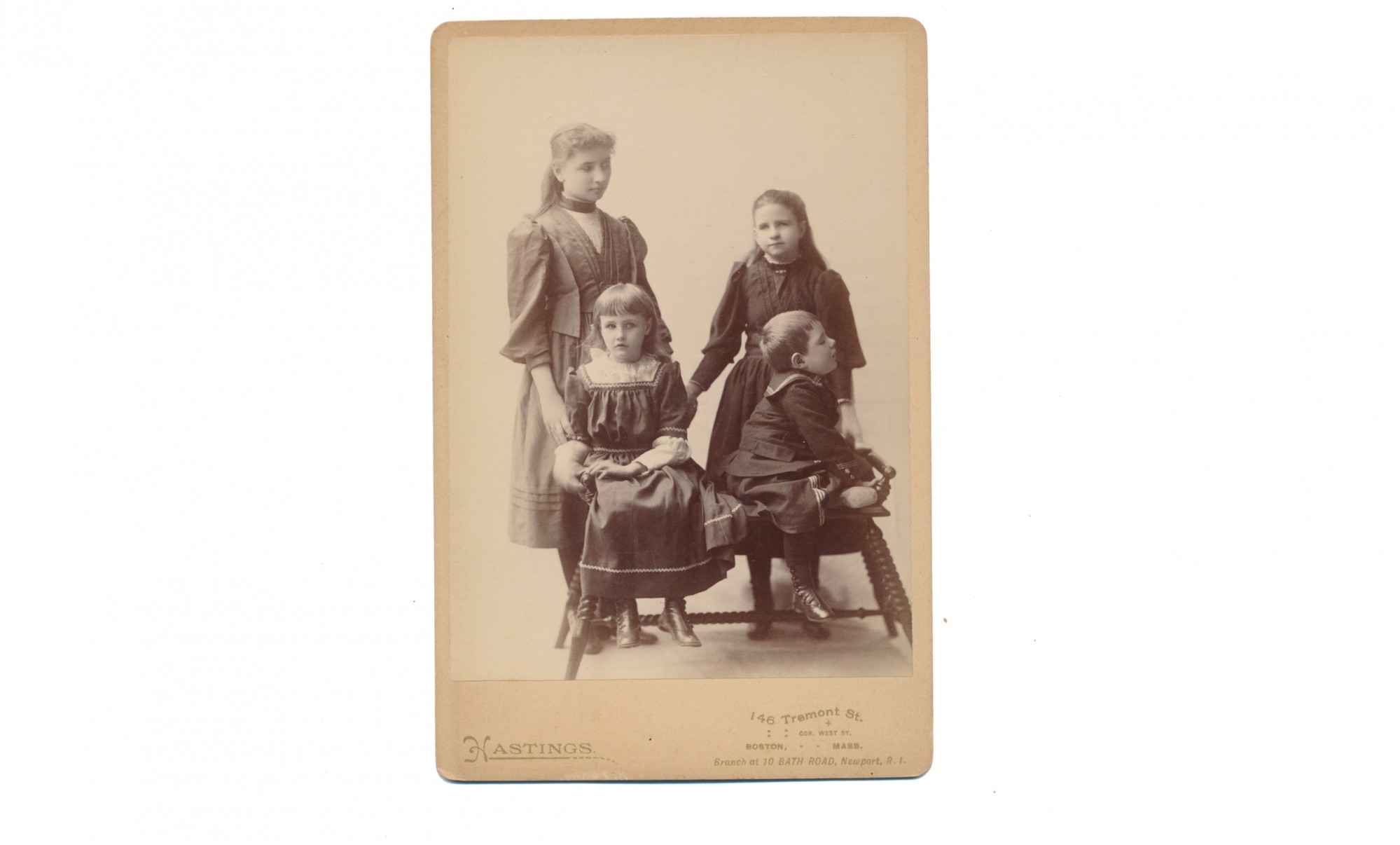 CABINET CARD – STUDENTS OF KINDERGARTEN FOR THE BLIND